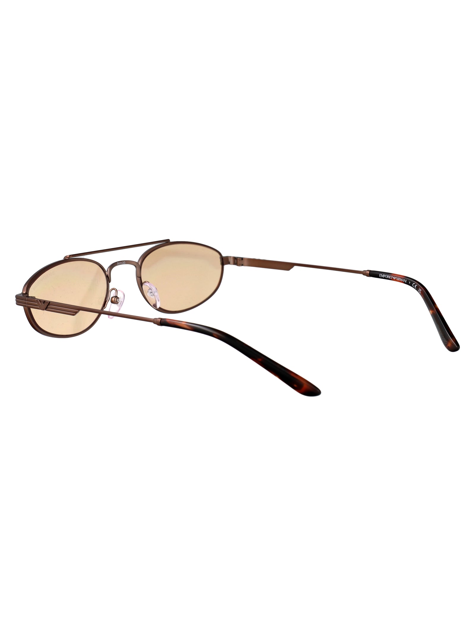 EMPORIO ARMANI Matte Metal Sunglasses for Men