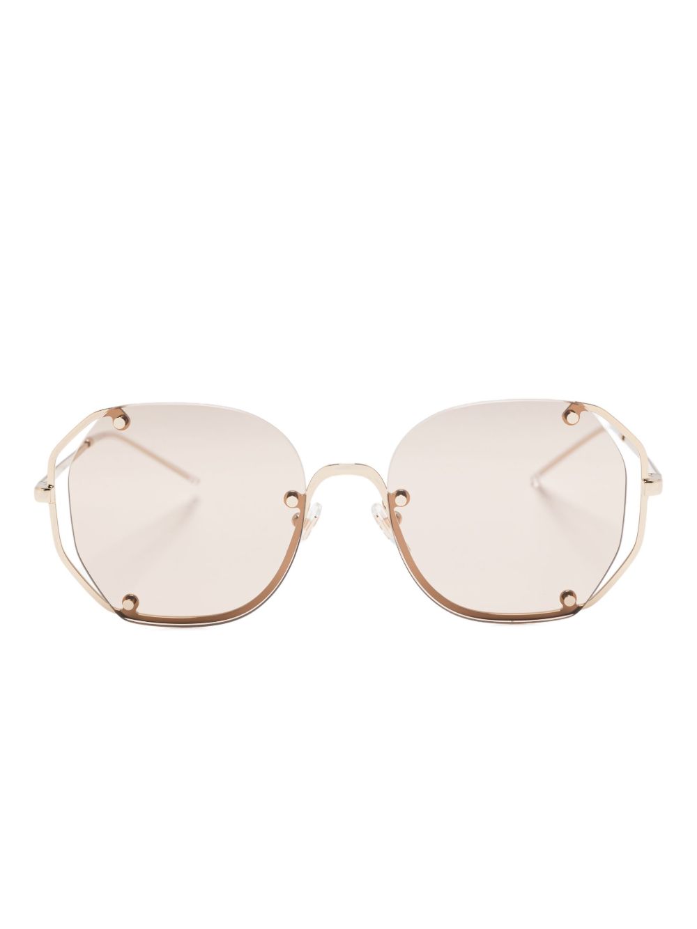 EMPORIO ARMANI Geometric Frame Sunglasses for Women