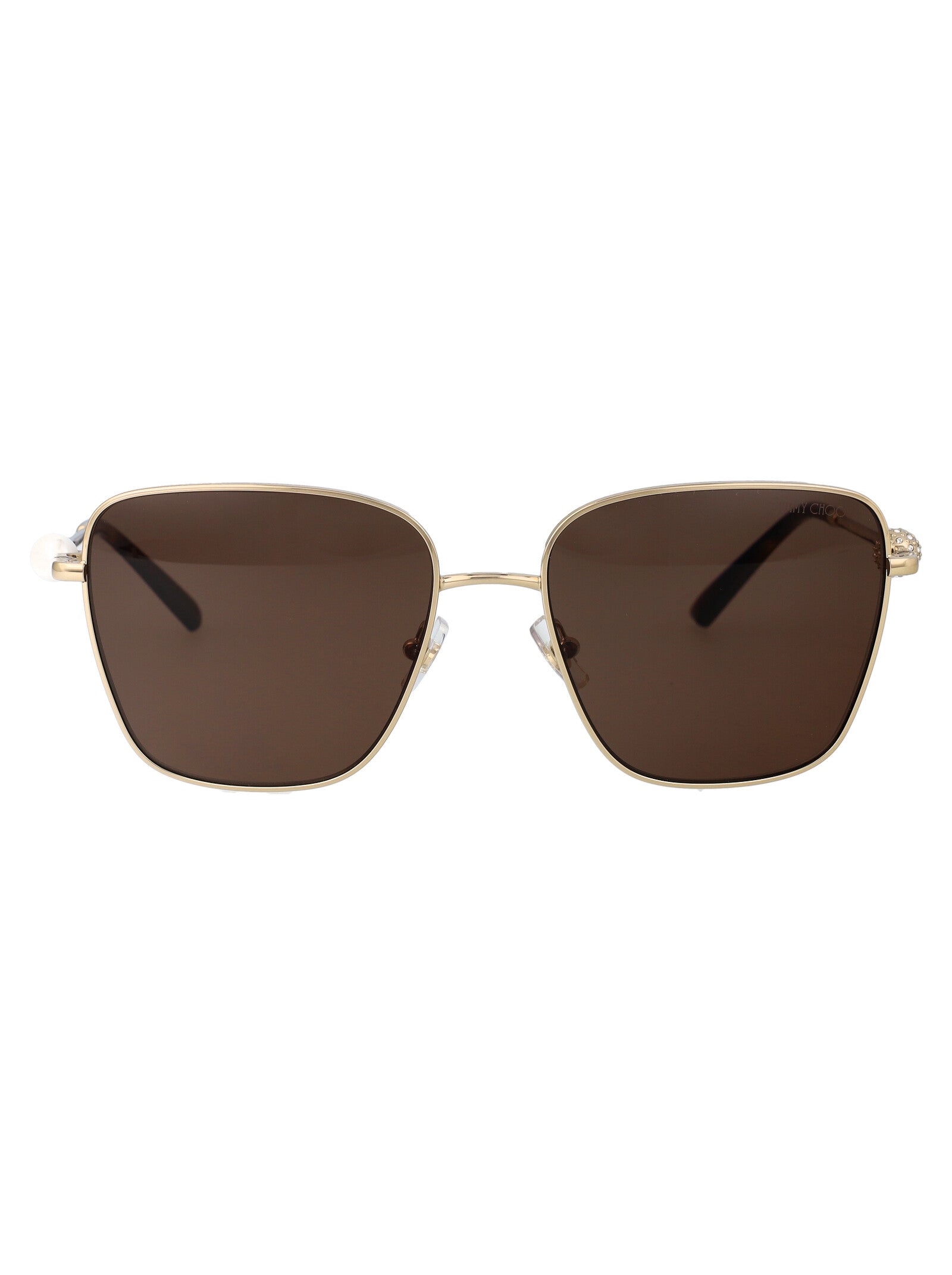 JIMMY CHOO Metal Round Sunglasses for Women