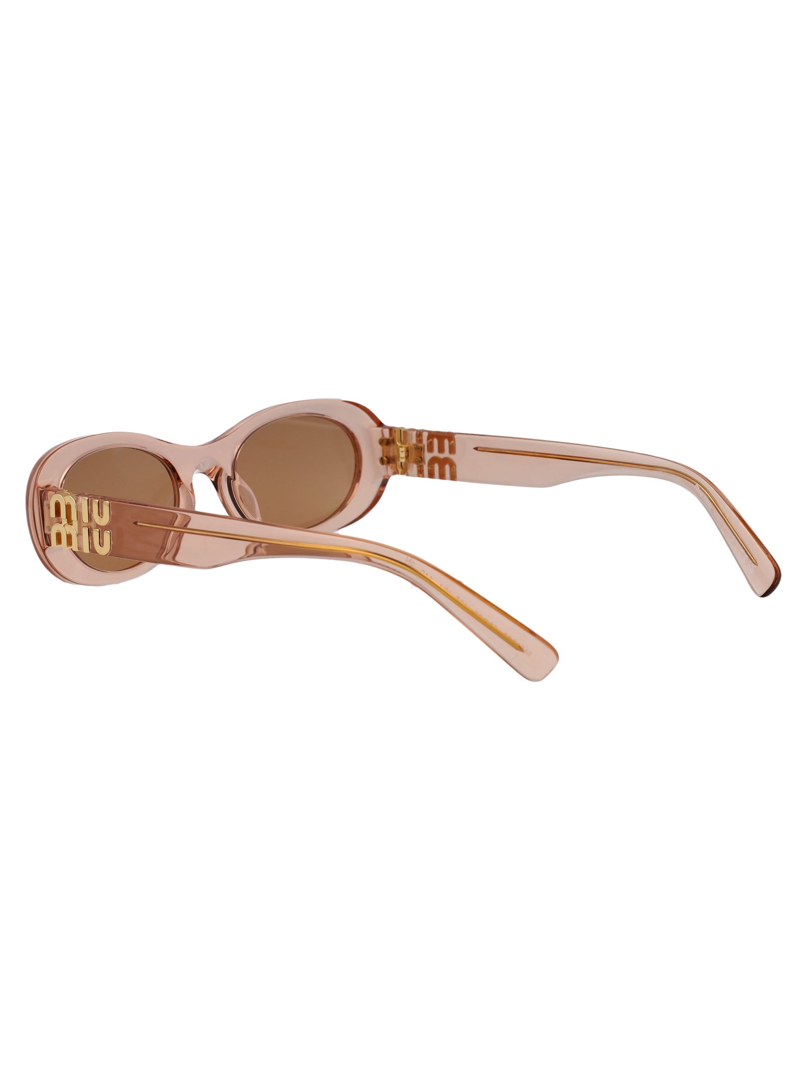 MIU MIU Transparent Acetate Sunglasses for Women
