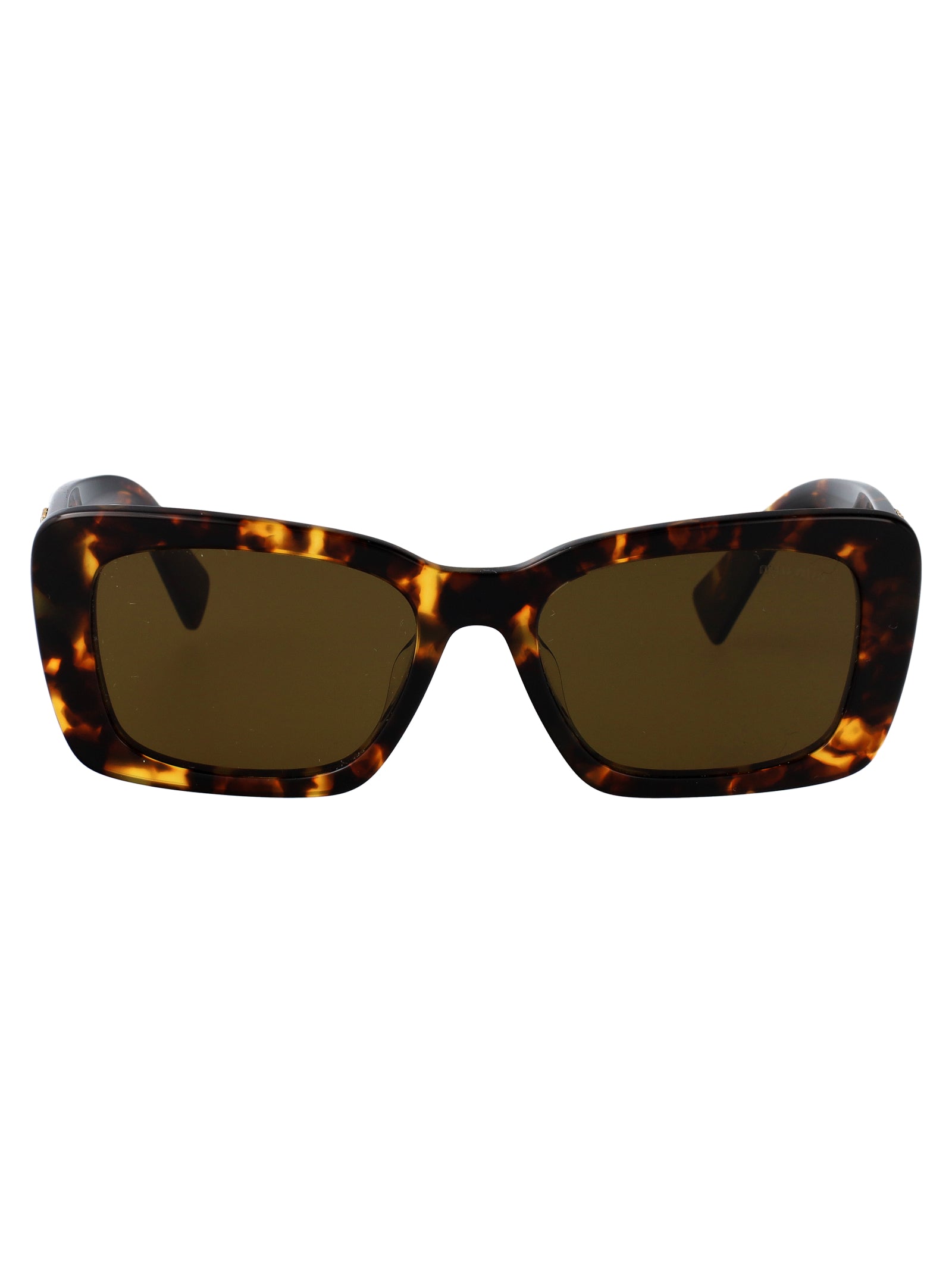 MIU MIU Havana Miele Mini Acetate Sunglasses for Women - SS25