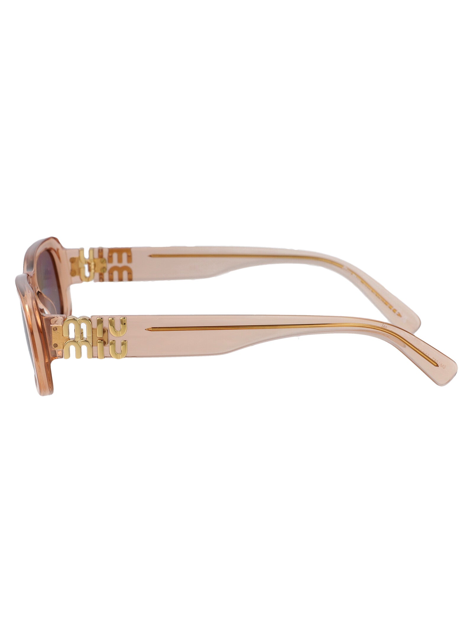 MIU MIU Transparent Acetate Sunglasses