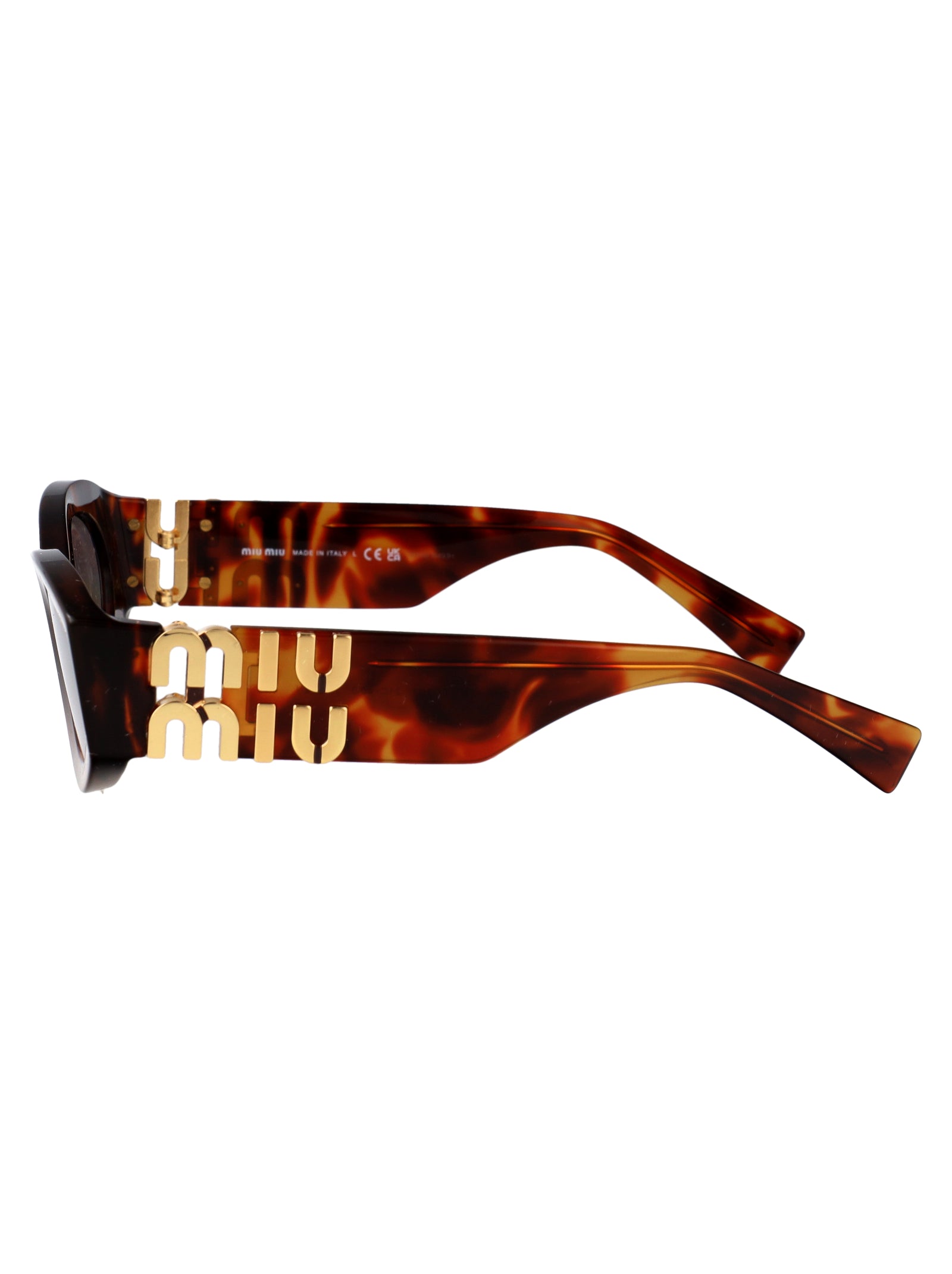 MIU MIU Elegant Havana Acetate Sunglasses