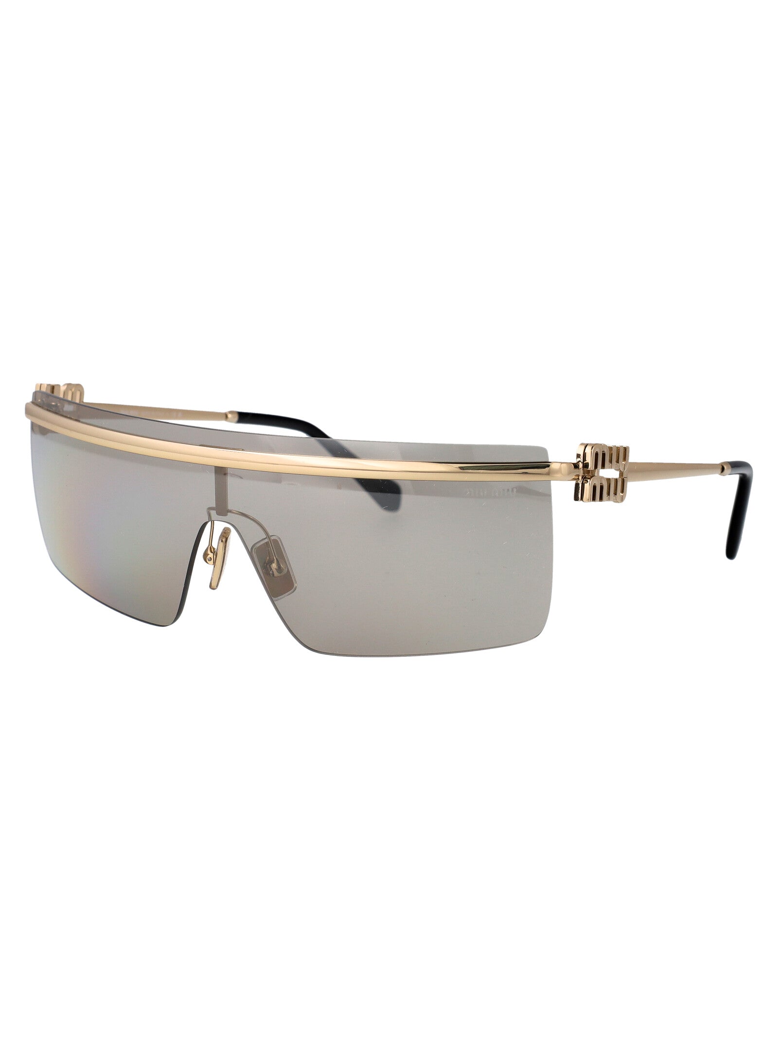 MIU MIU Metallic Sunglasses for Women - SS25 Collection