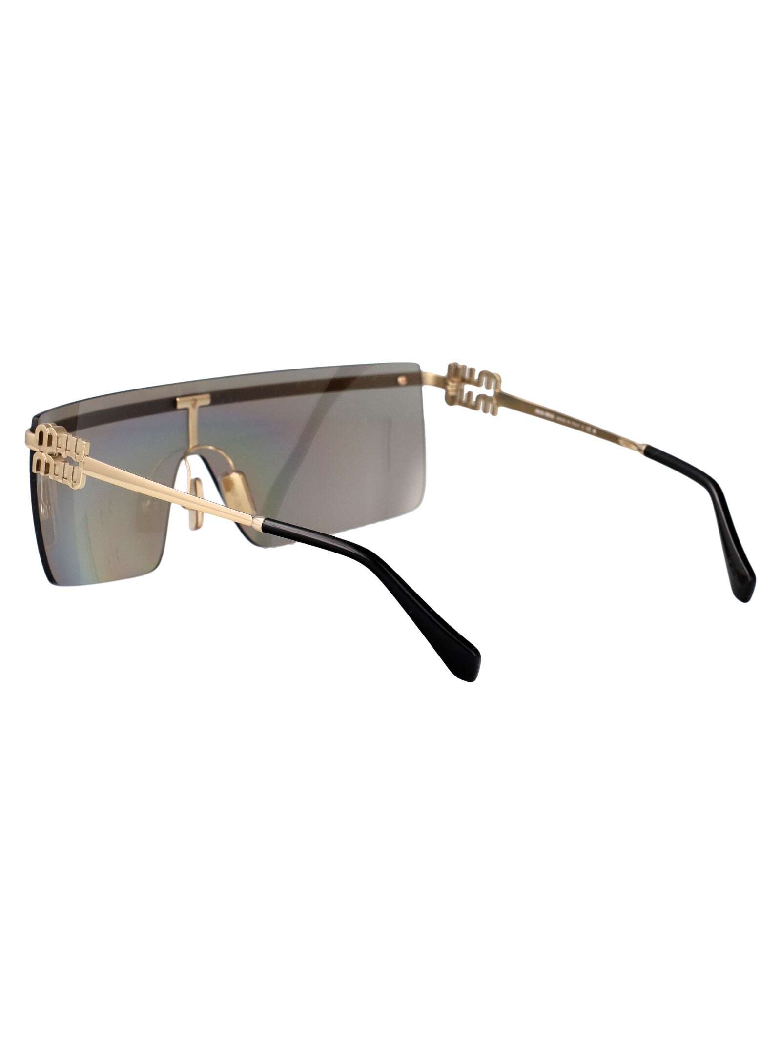 MIU MIU Metallic Sunglasses for Women - SS25 Collection