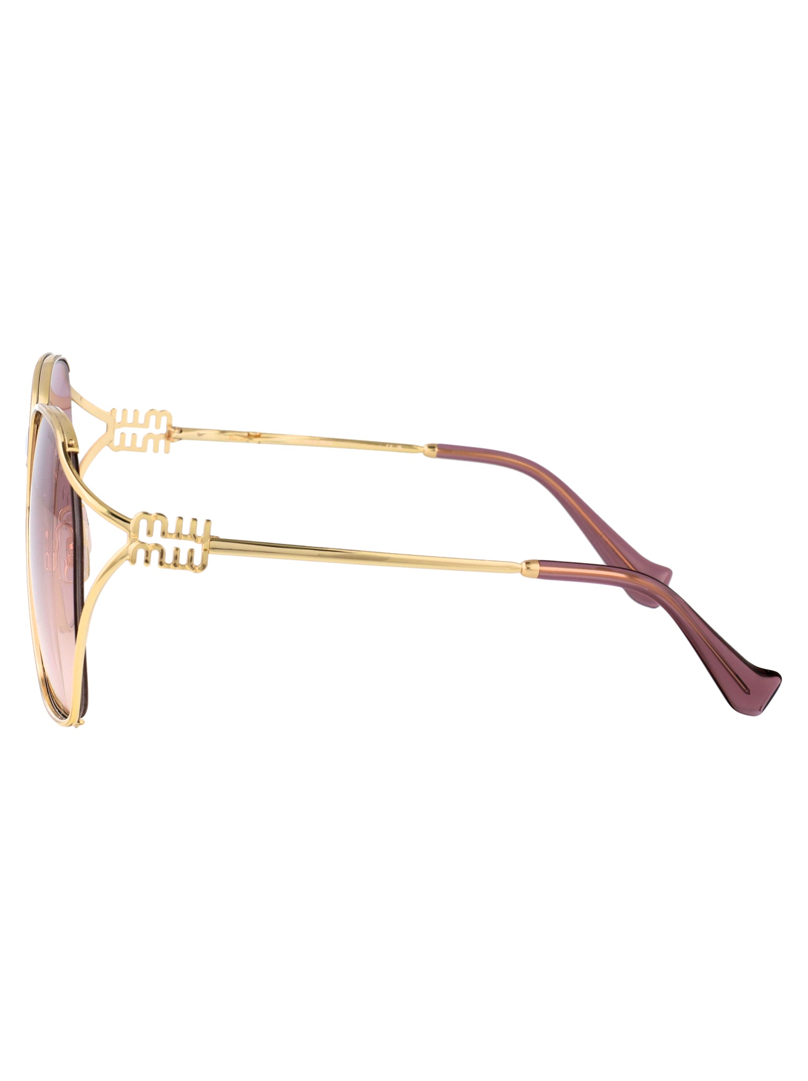 MIU MIU Chic Metal Sunglasses 52WS
