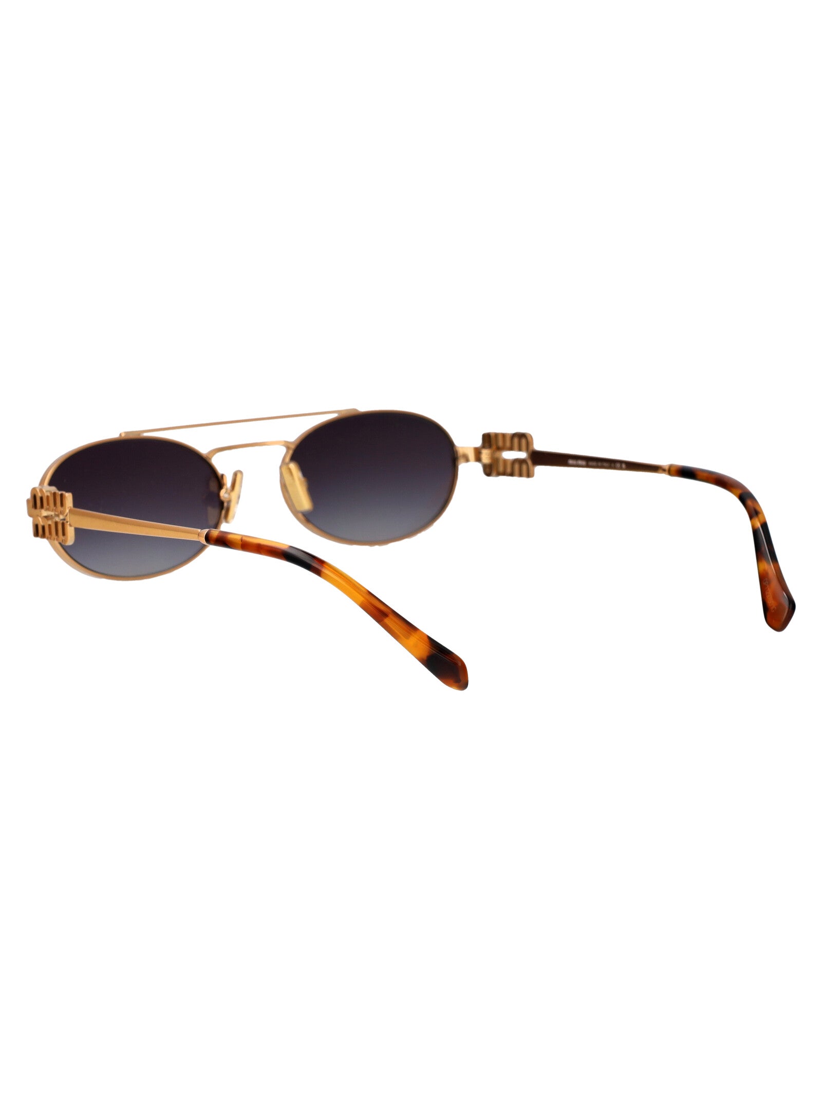 MIU MIU Antique Metal Sunglasses for Women - SS25 Collection