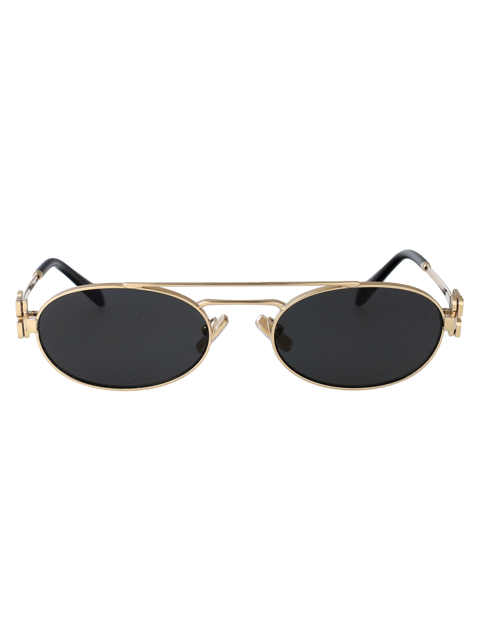 MIU MIU Metallic Sunglasses for Women - Retro Chic Style