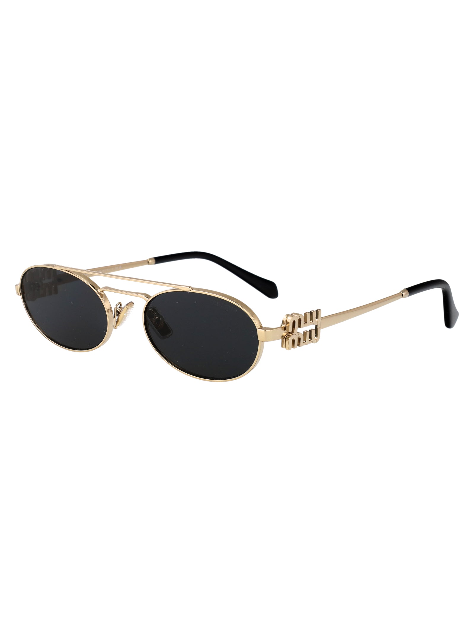 MIU MIU Metallic Sunglasses for Women - Retro Chic Style