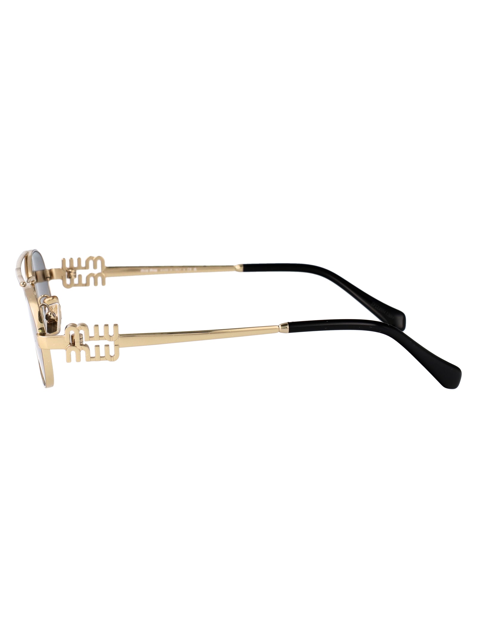 MIU MIU Metallic Sunglasses for Women - Retro Chic Style