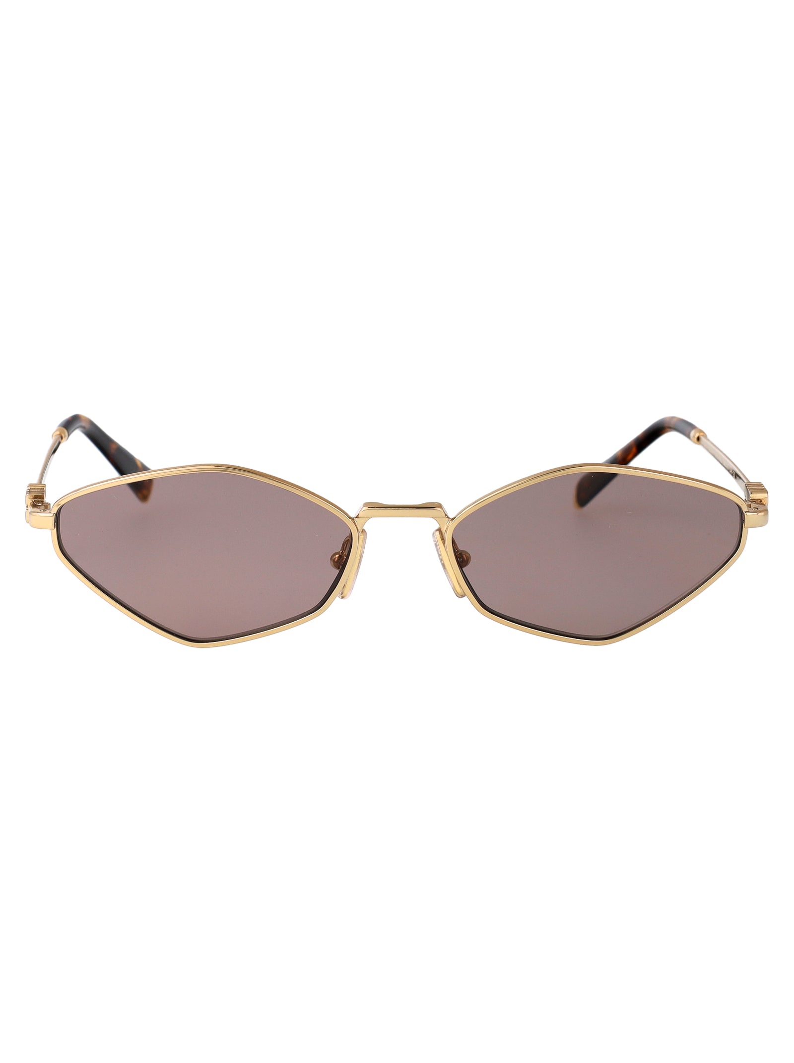 MIU MIU Metallic Mini Sunglasses for Women