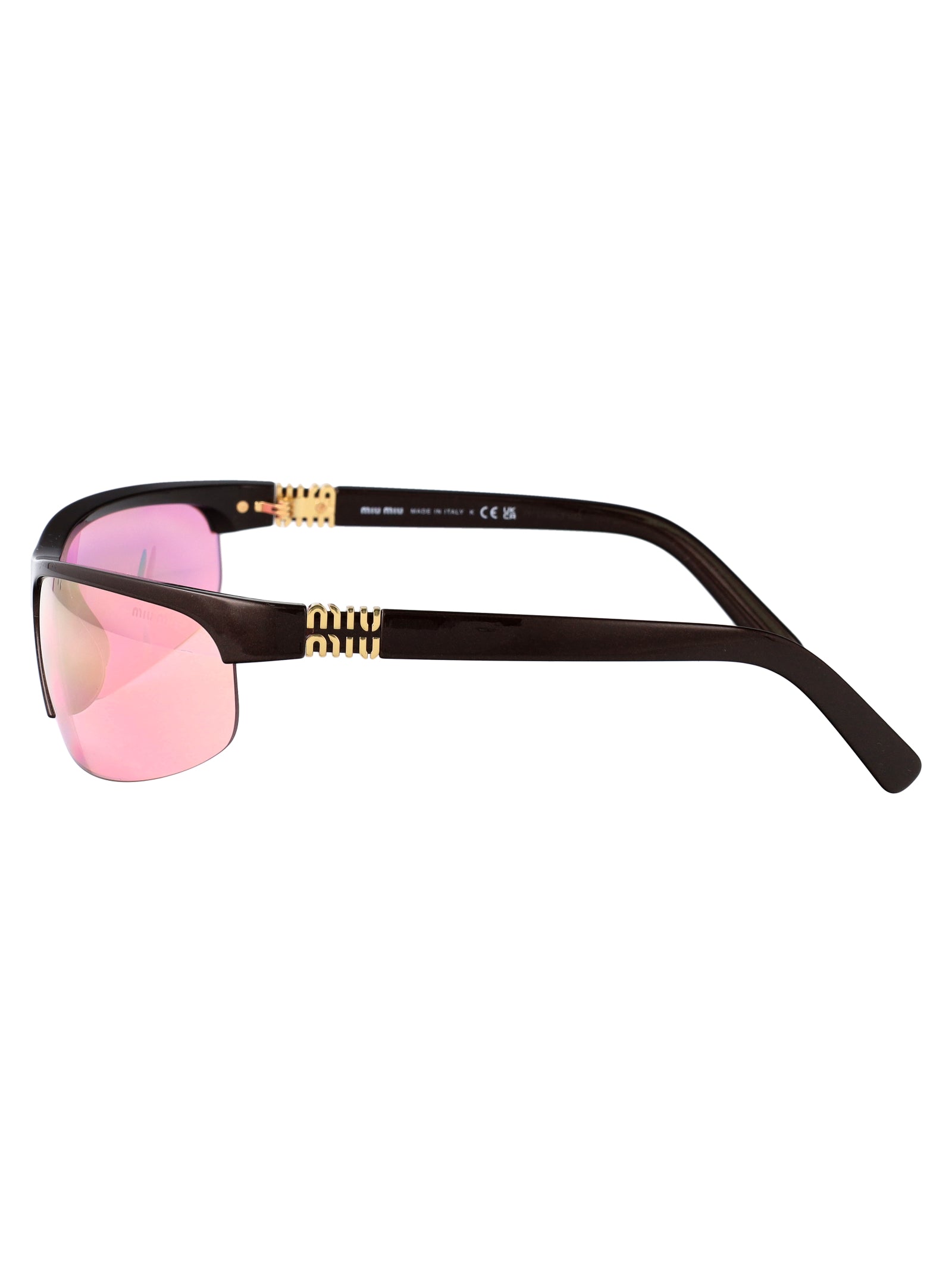 MIU MIU Metallic Acetate Sunglasses for Women