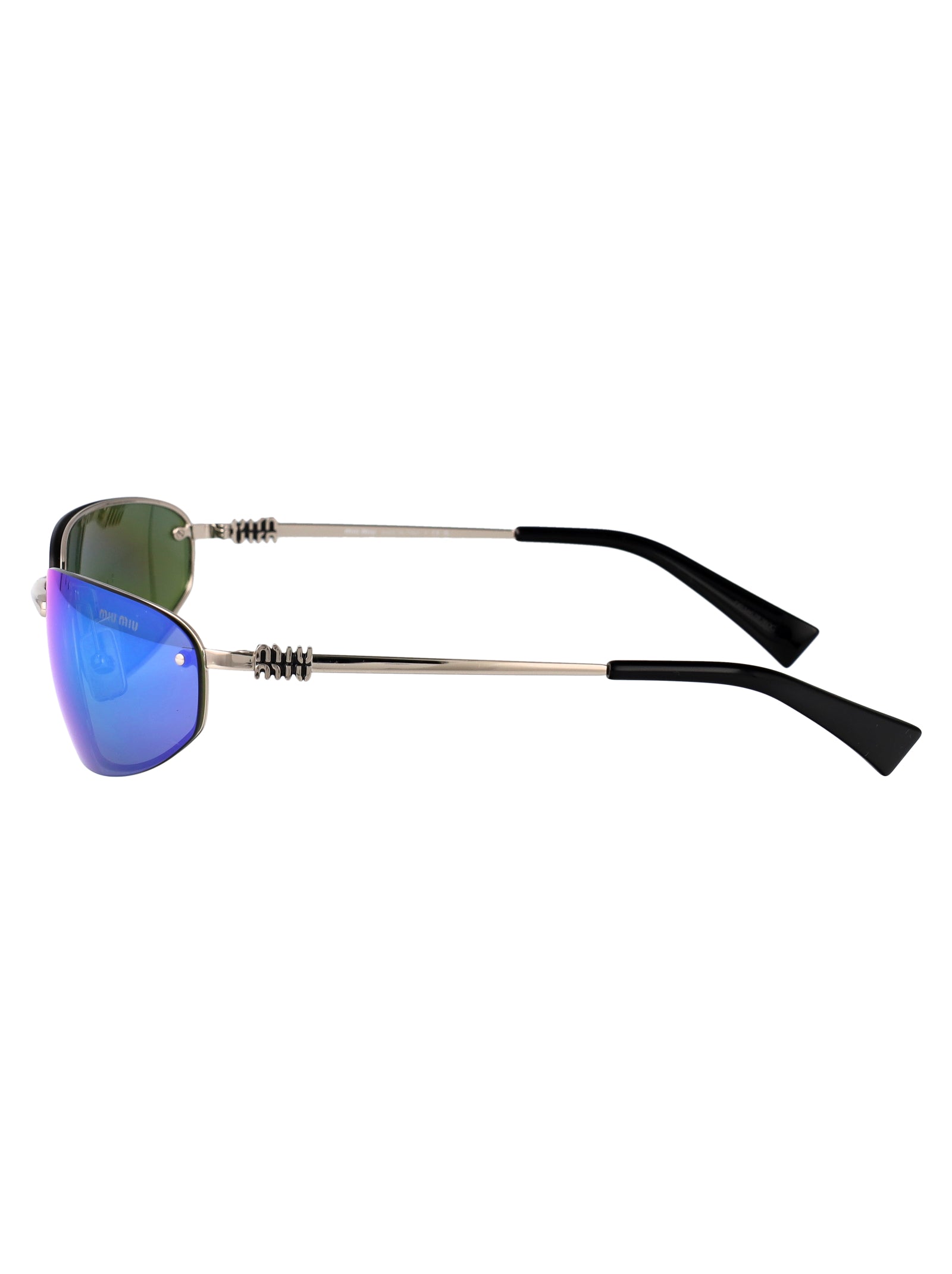 MIU MIU Metallic Sunglasses for Women - SS25 Collection