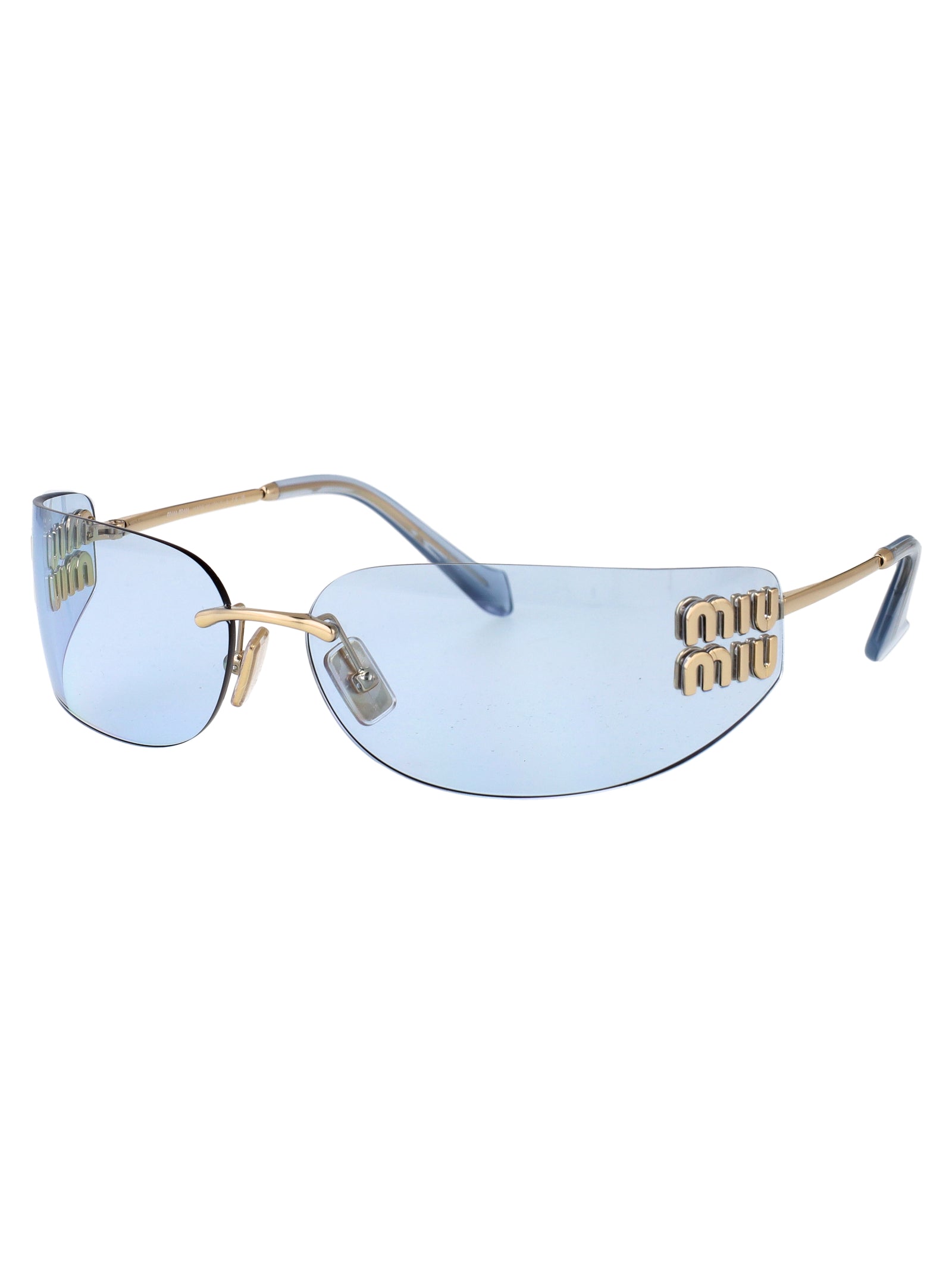 MIU MIU Metal Frame Sunglasses for Women - SS25 Collection
