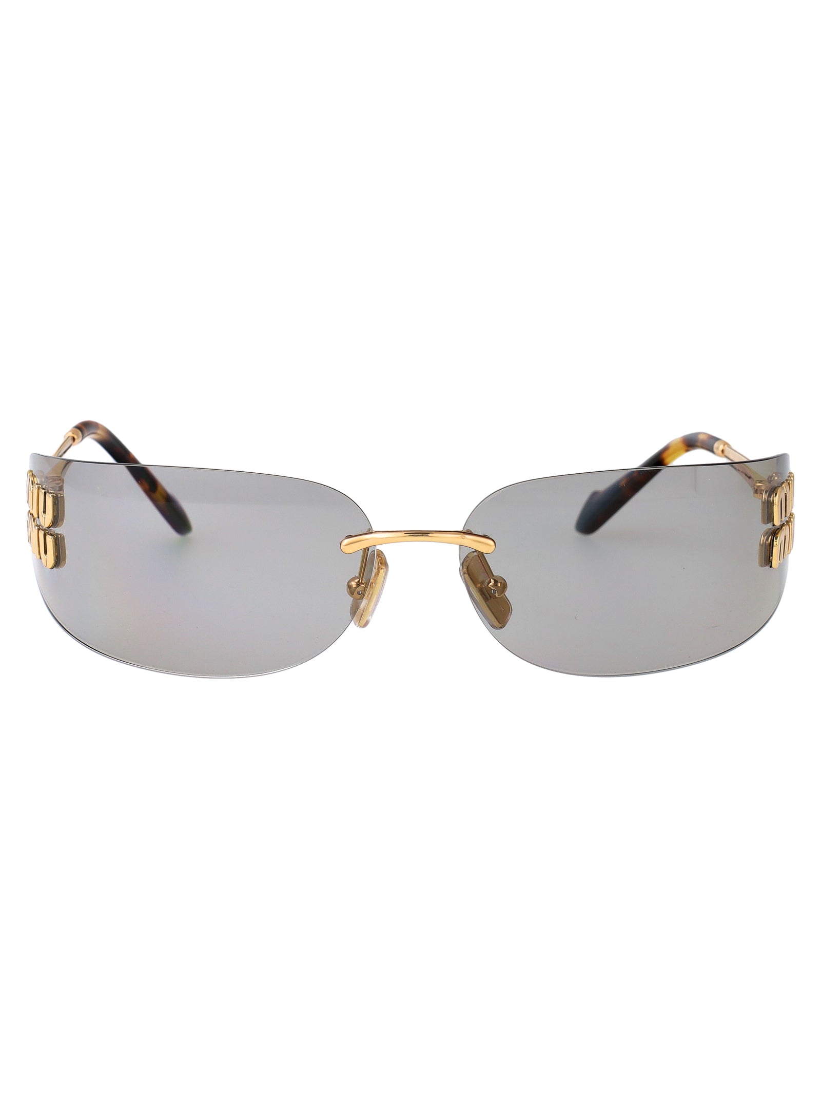 MIU MIU Chic Metallic Sunglasses for Women