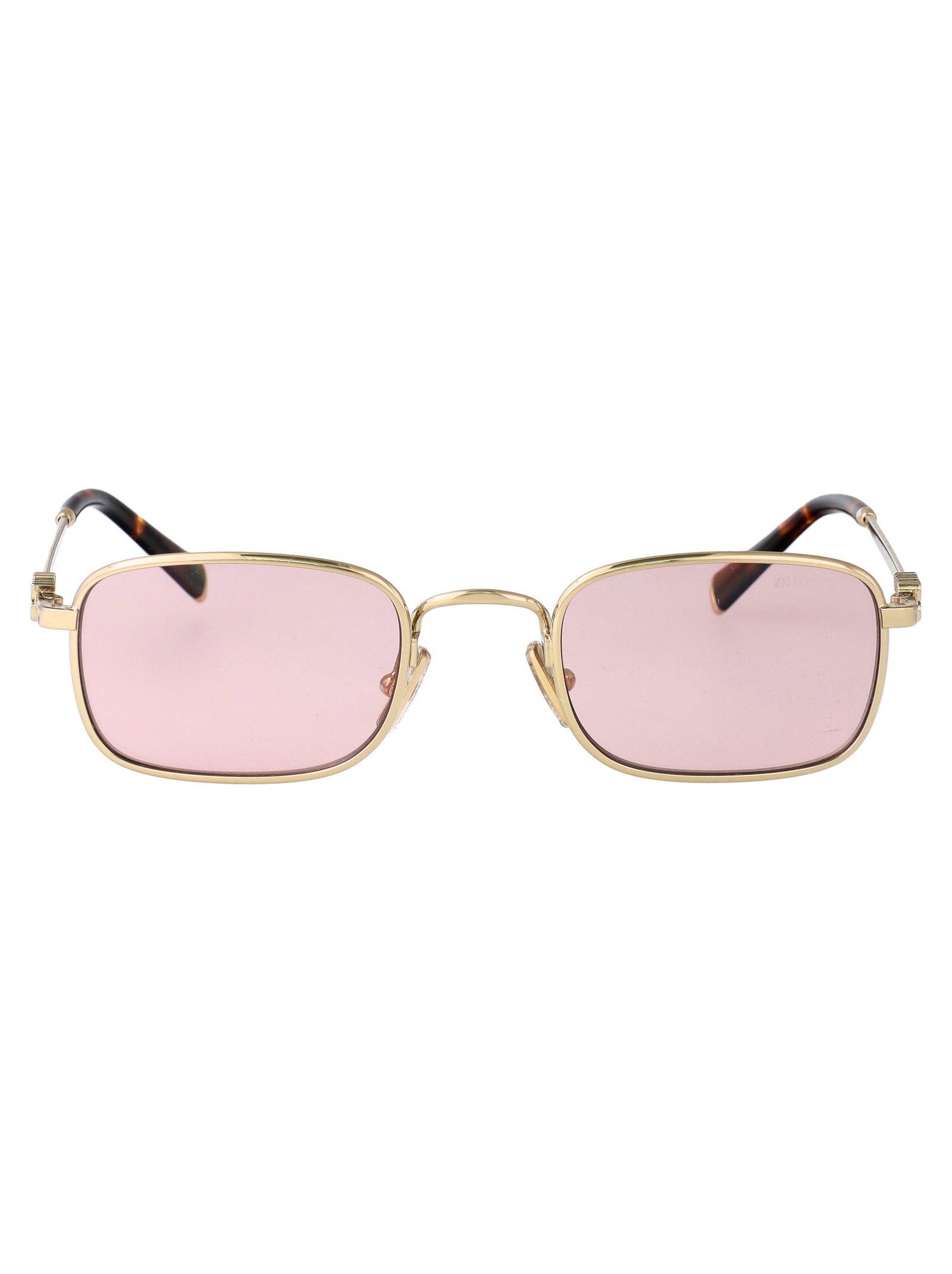 MIU MIU Elegant Metal Sunglasses for Women