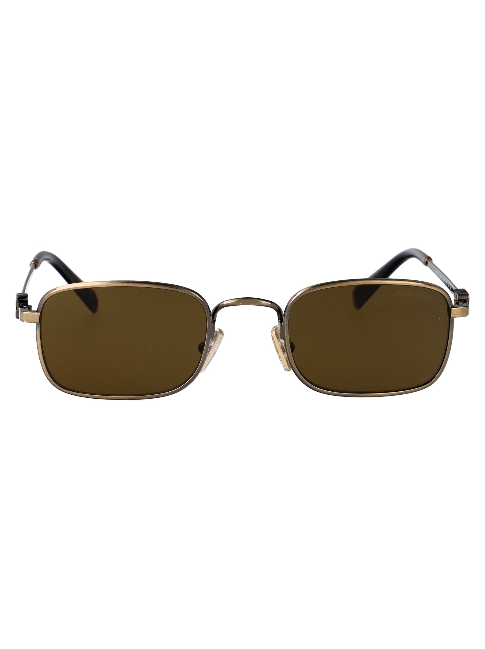 MIU MIU Elegant Metal Sunglasses for Women