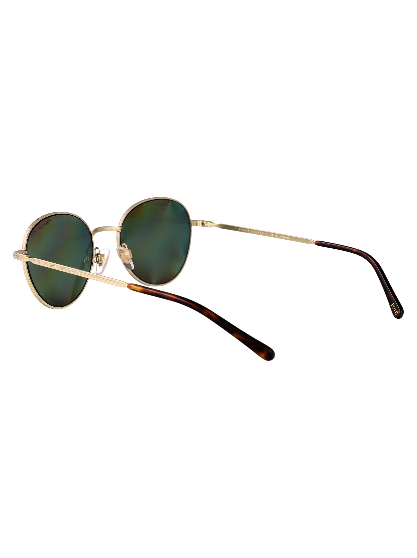 POLO RALPH LAUREN Metal Sunglasses for Men - Semi-Shiny Finish