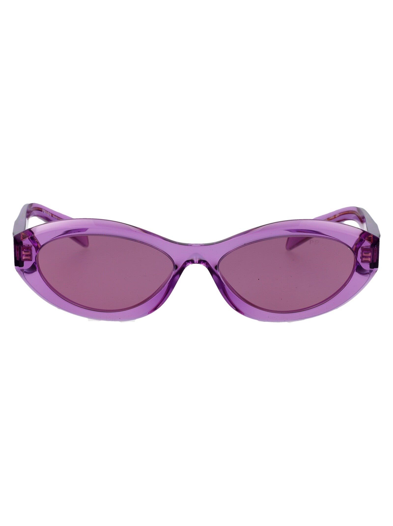 PRADA Acetate Transparent Sunglasses for Women