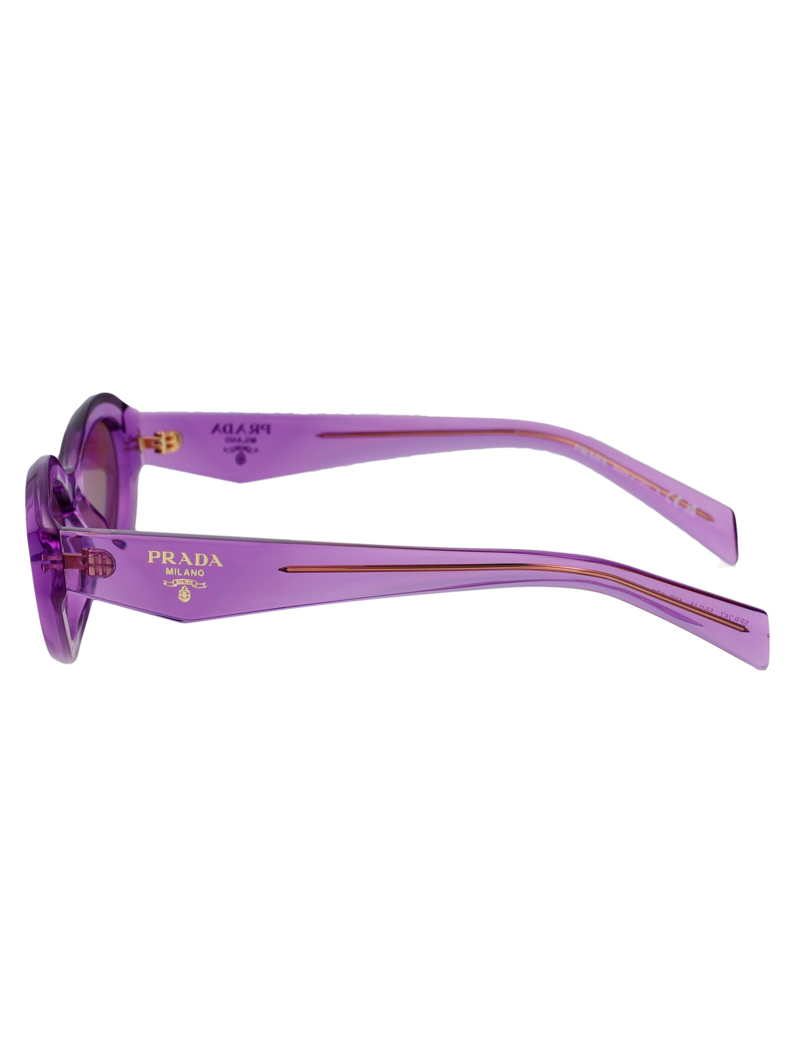 PRADA Acetate Transparent Sunglasses for Women