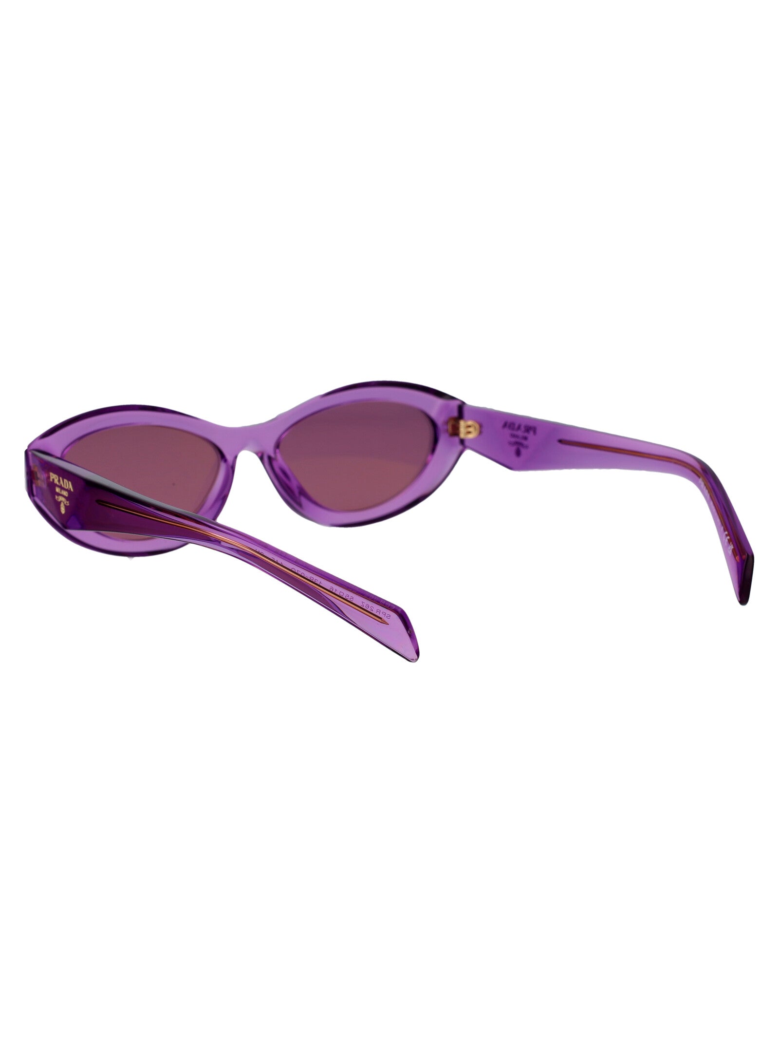 PRADA Acetate Transparent Sunglasses for Women