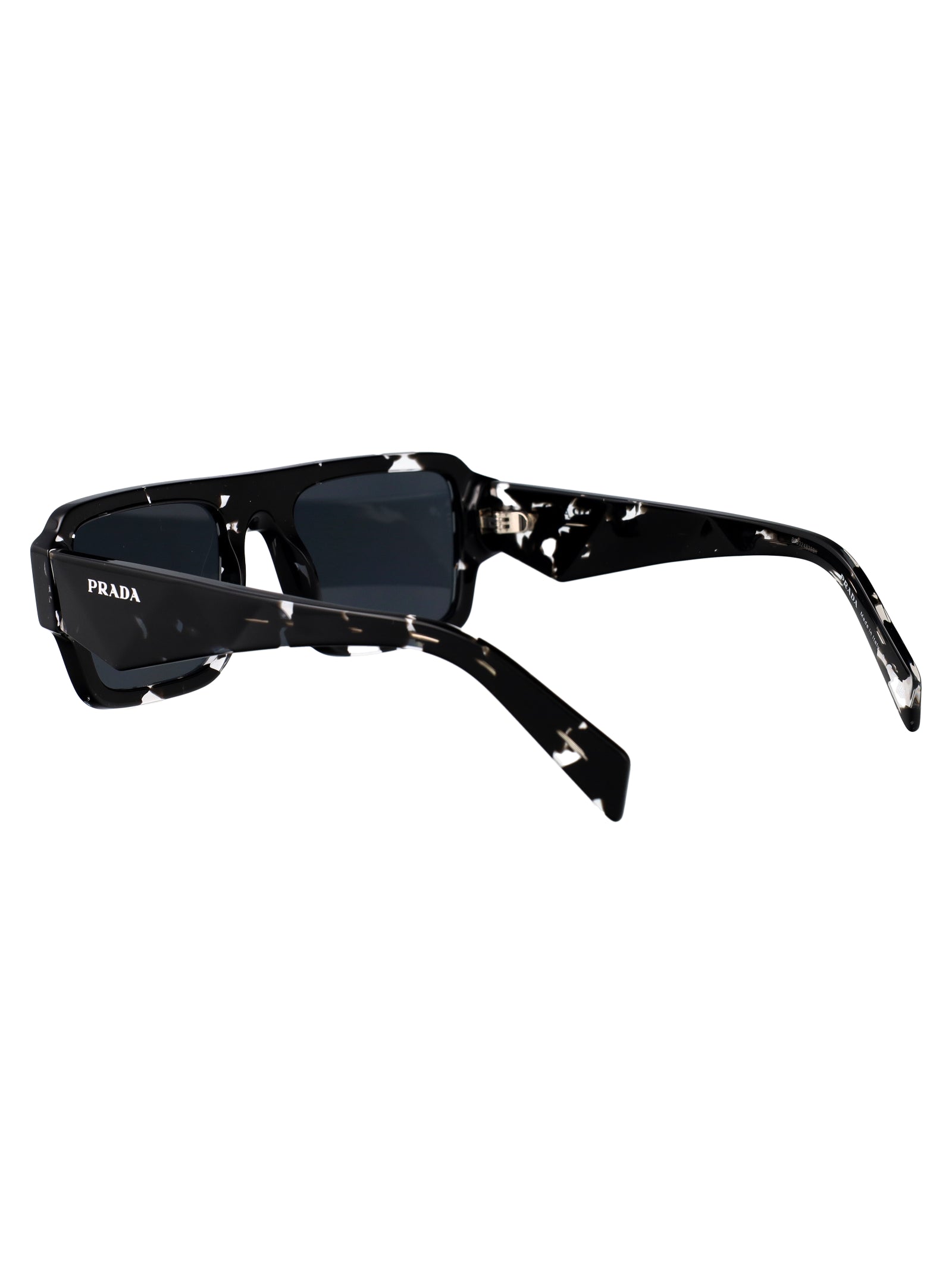 PRADA Tortoise Black Crystal Acetate Sunglasses