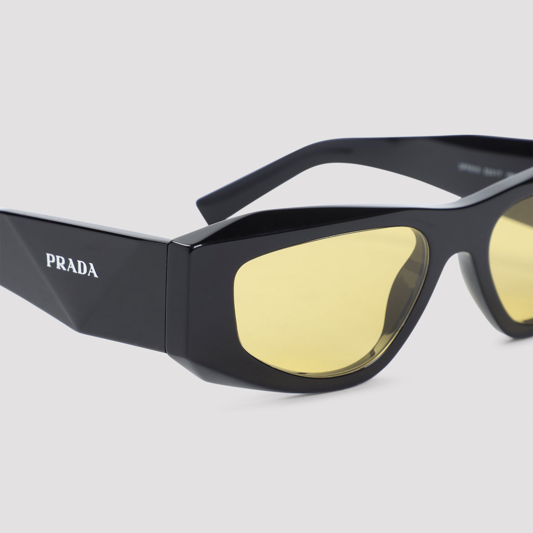 PRADA Stylish Rectangular Acetate Sunglasses for Men