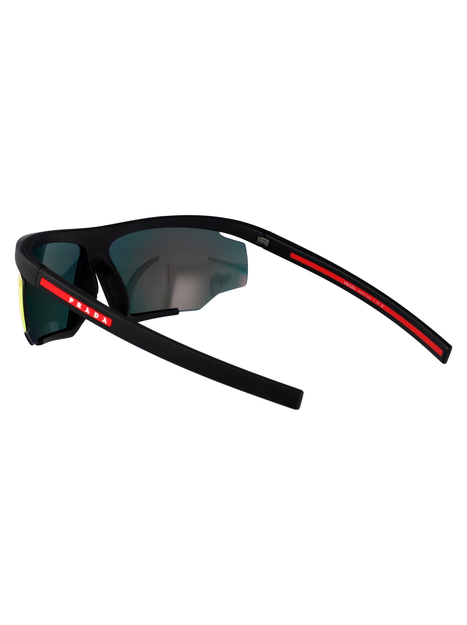PRADA LINEA ROSSA Injected Rubber Sunglasses for Men - SS25 Collection