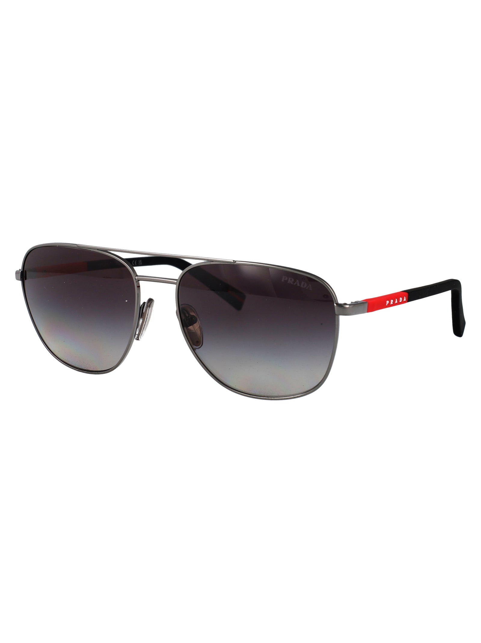 PRADA LINEA ROSSA Men's Steel Sunglasses - Modern Design, SLEEK Style