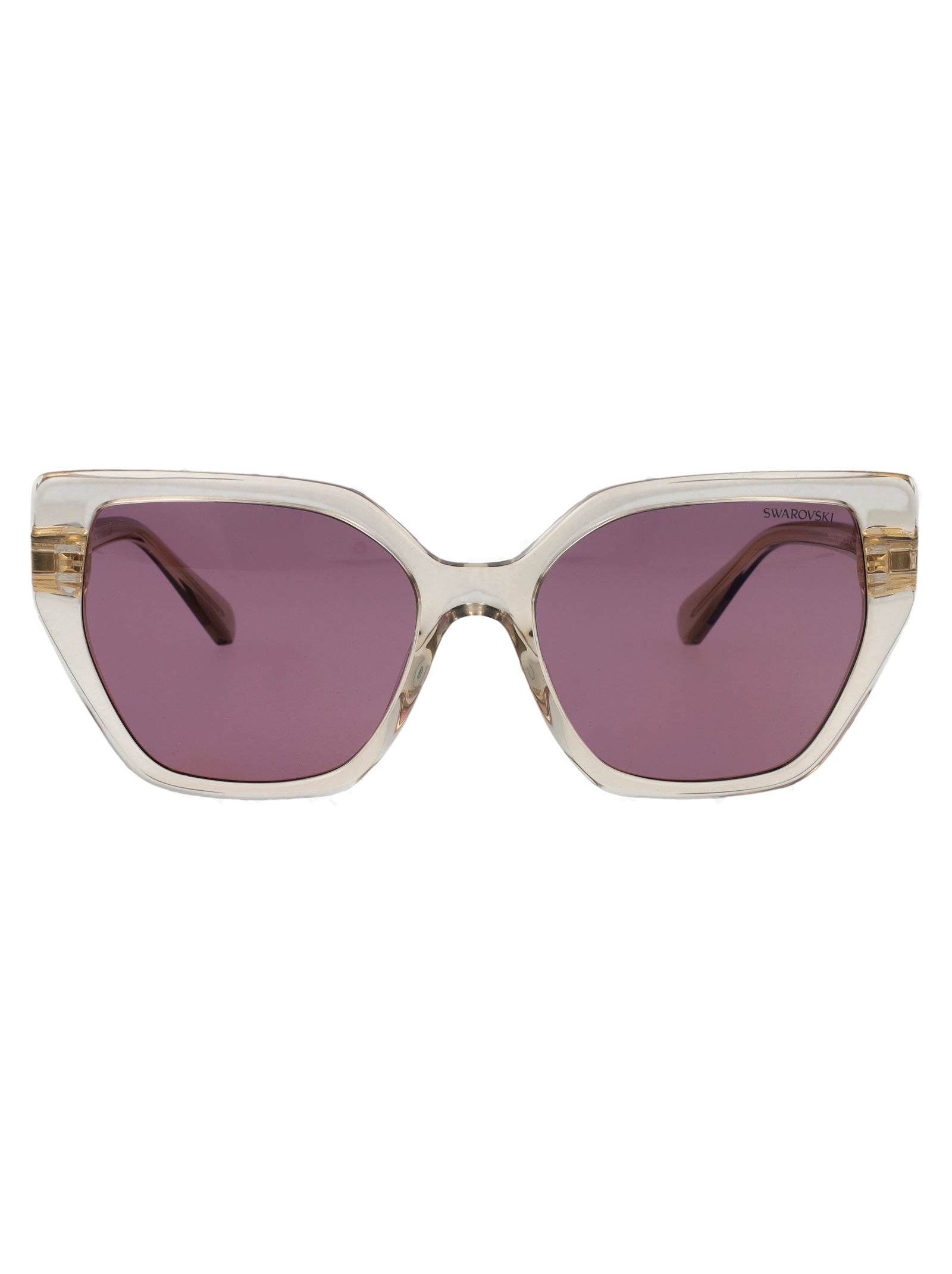 SWAROVSKI Transparent Acetate Sunglasses for Women - SS25