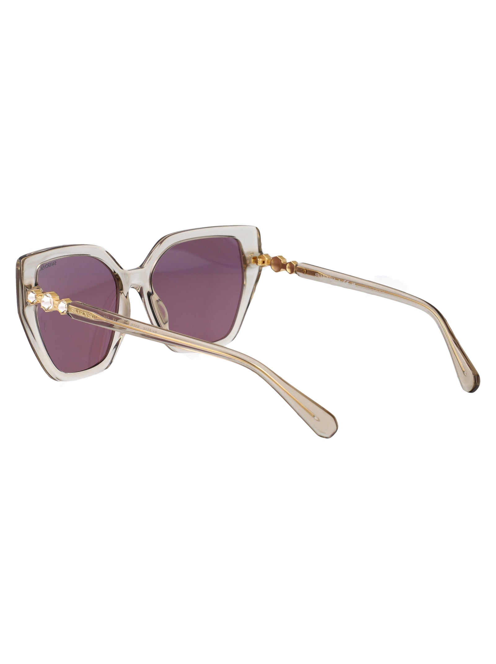 SWAROVSKI Transparent Acetate Sunglasses for Women - SS25