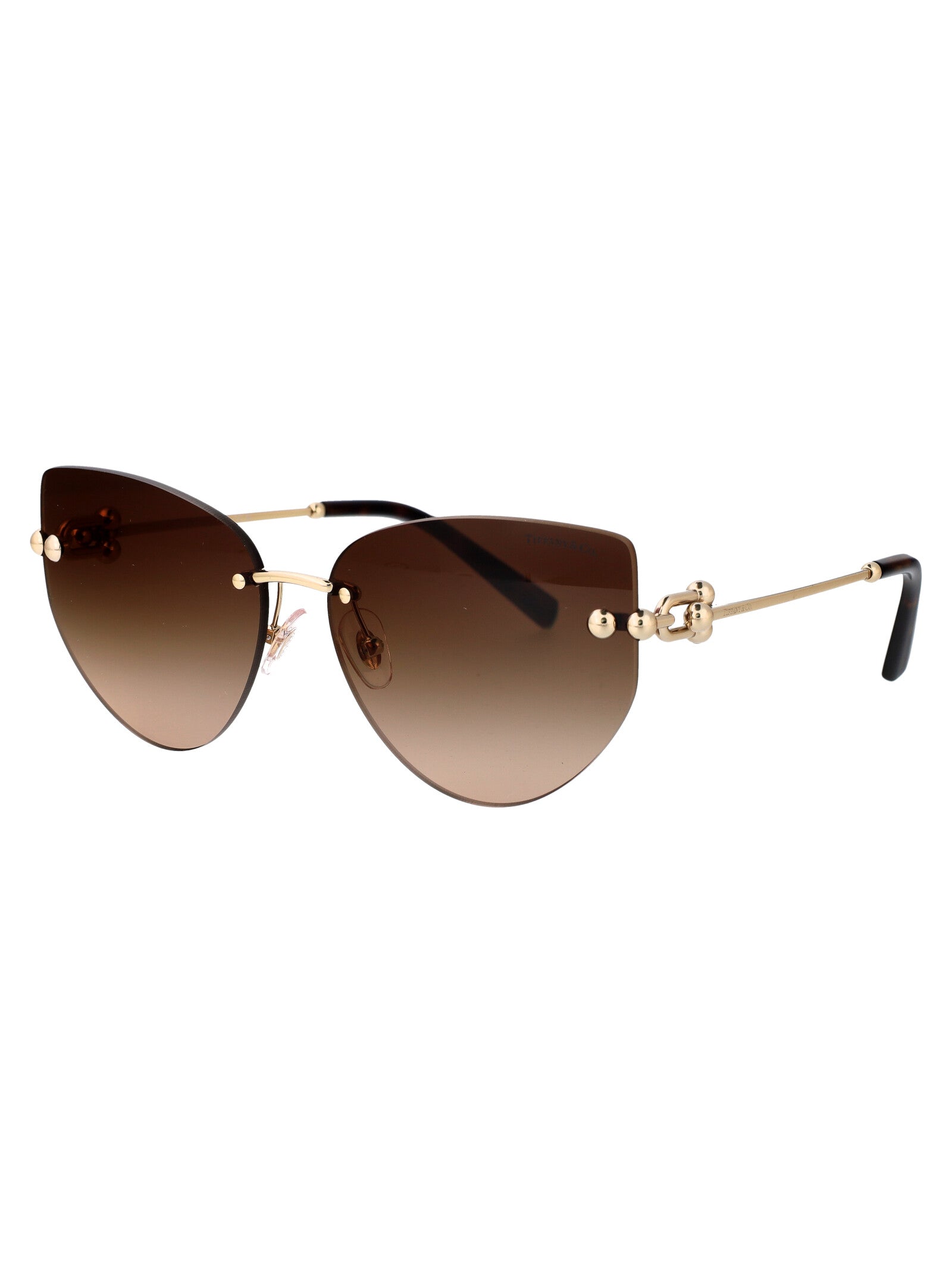 TIFFANY & CO Elegant Metal Sunglasses for Women