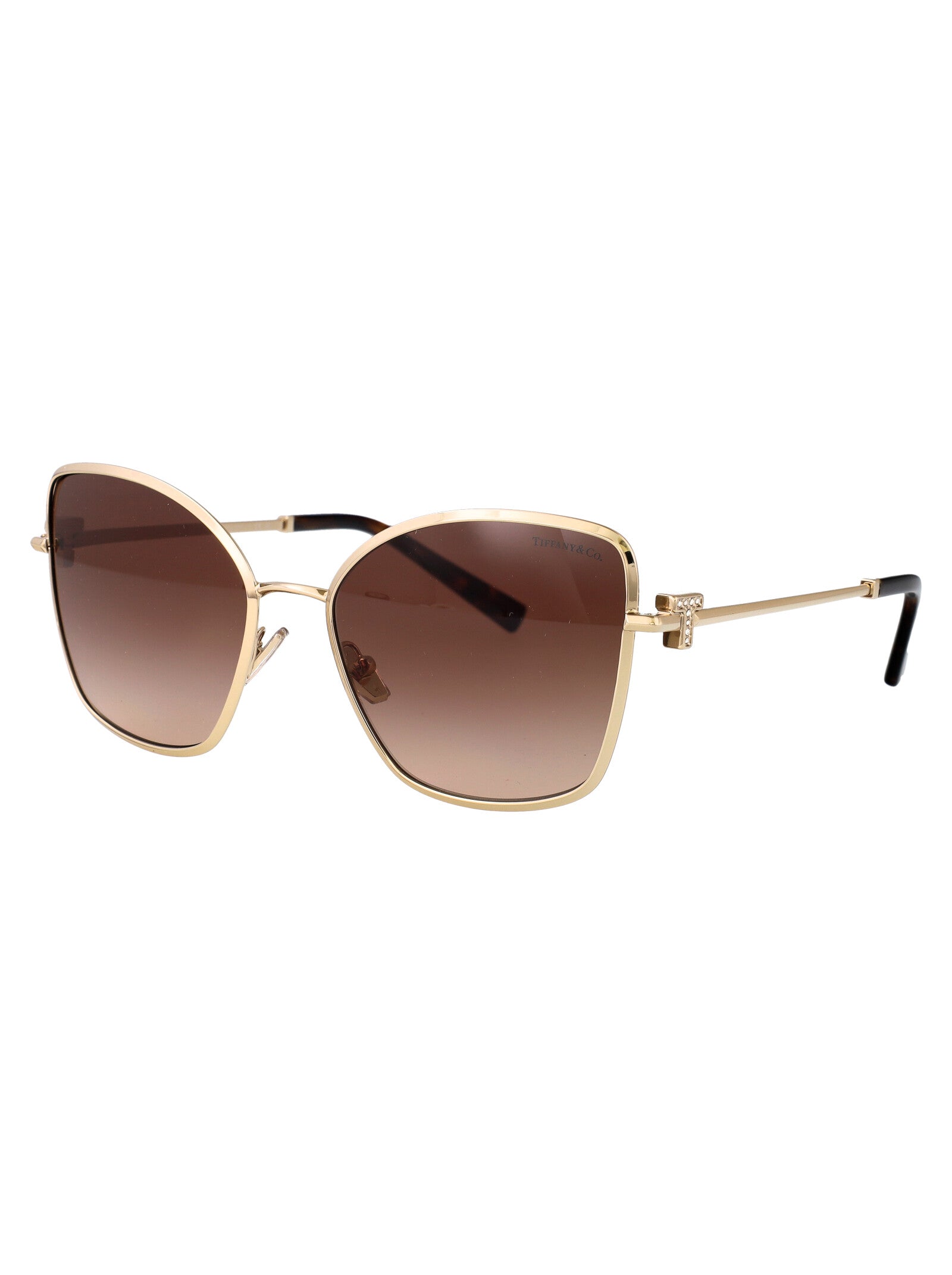 TIFFANY & CO Sleek Metal Sunglasses for Women - SS25 Collection