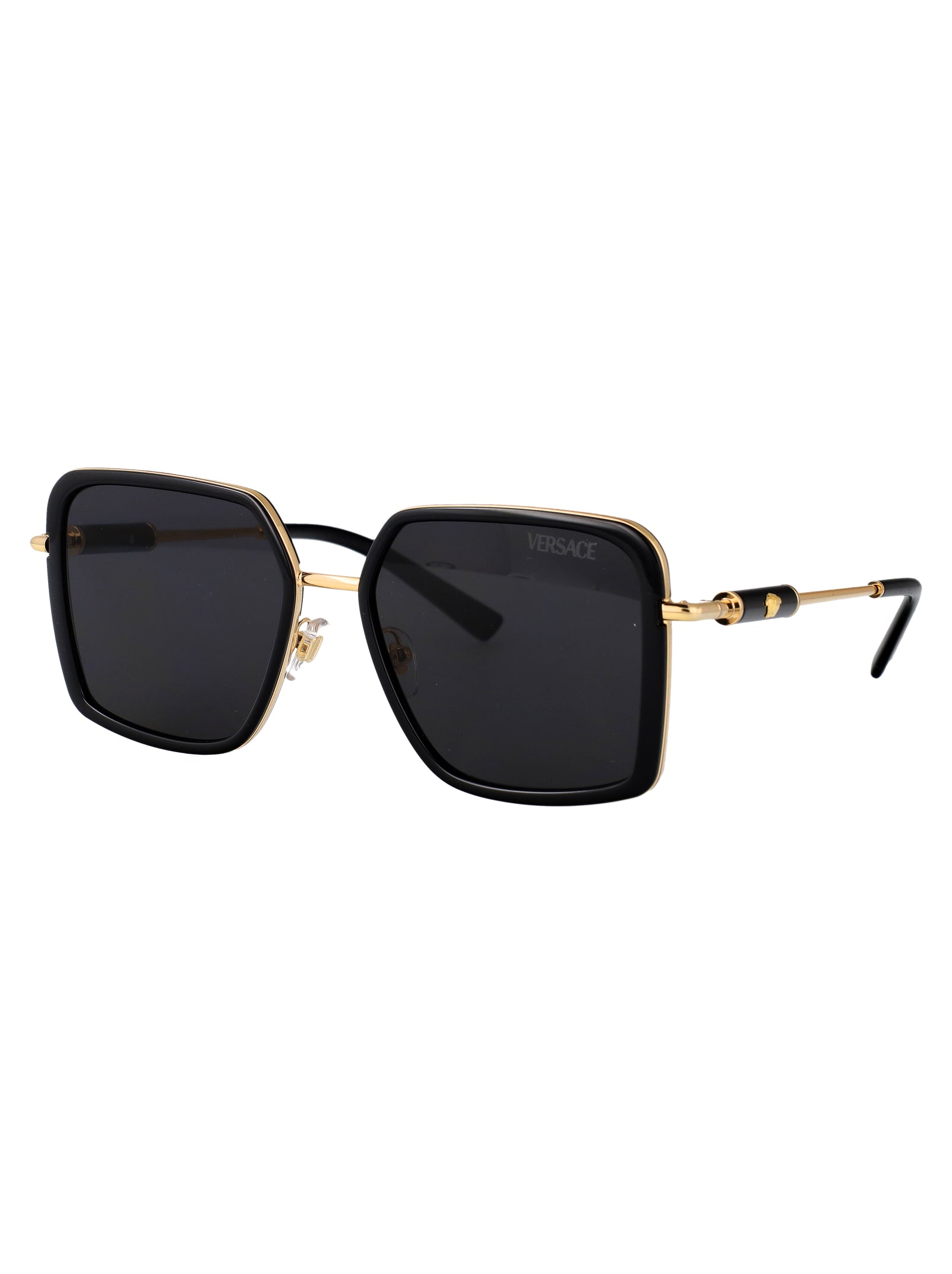 VERSACE Elegant Metal Sunglasses for Women - SS25 Edition