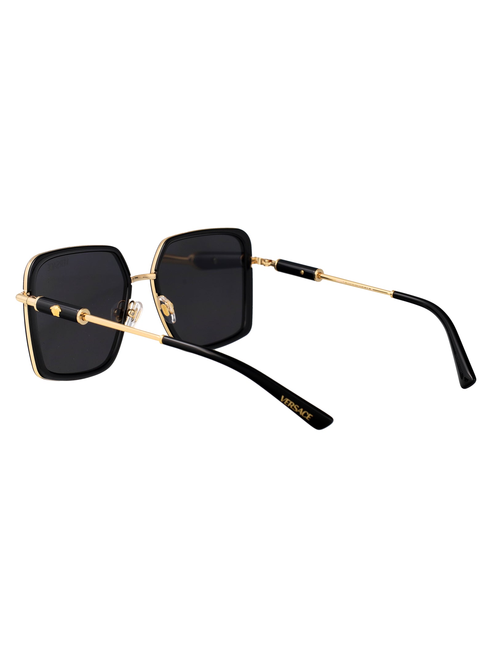 VERSACE Elegant Metal Sunglasses for Women - SS25 Edition