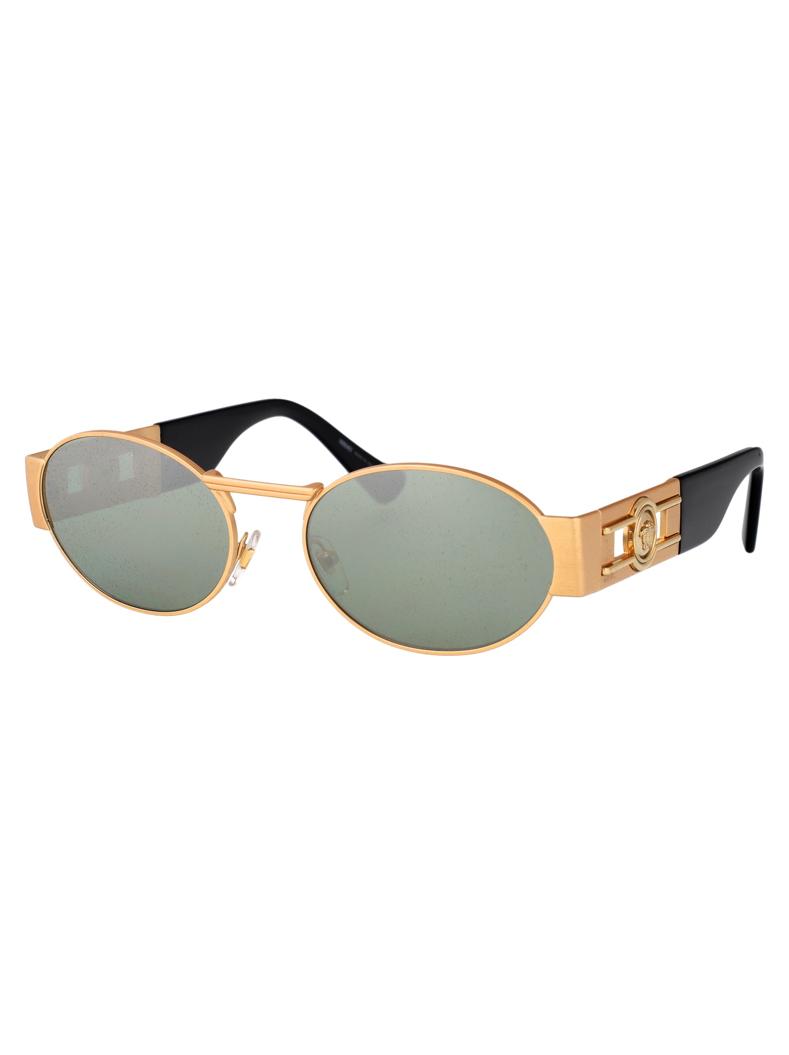 VERSACE Sleek Steel Sunglasses for Men