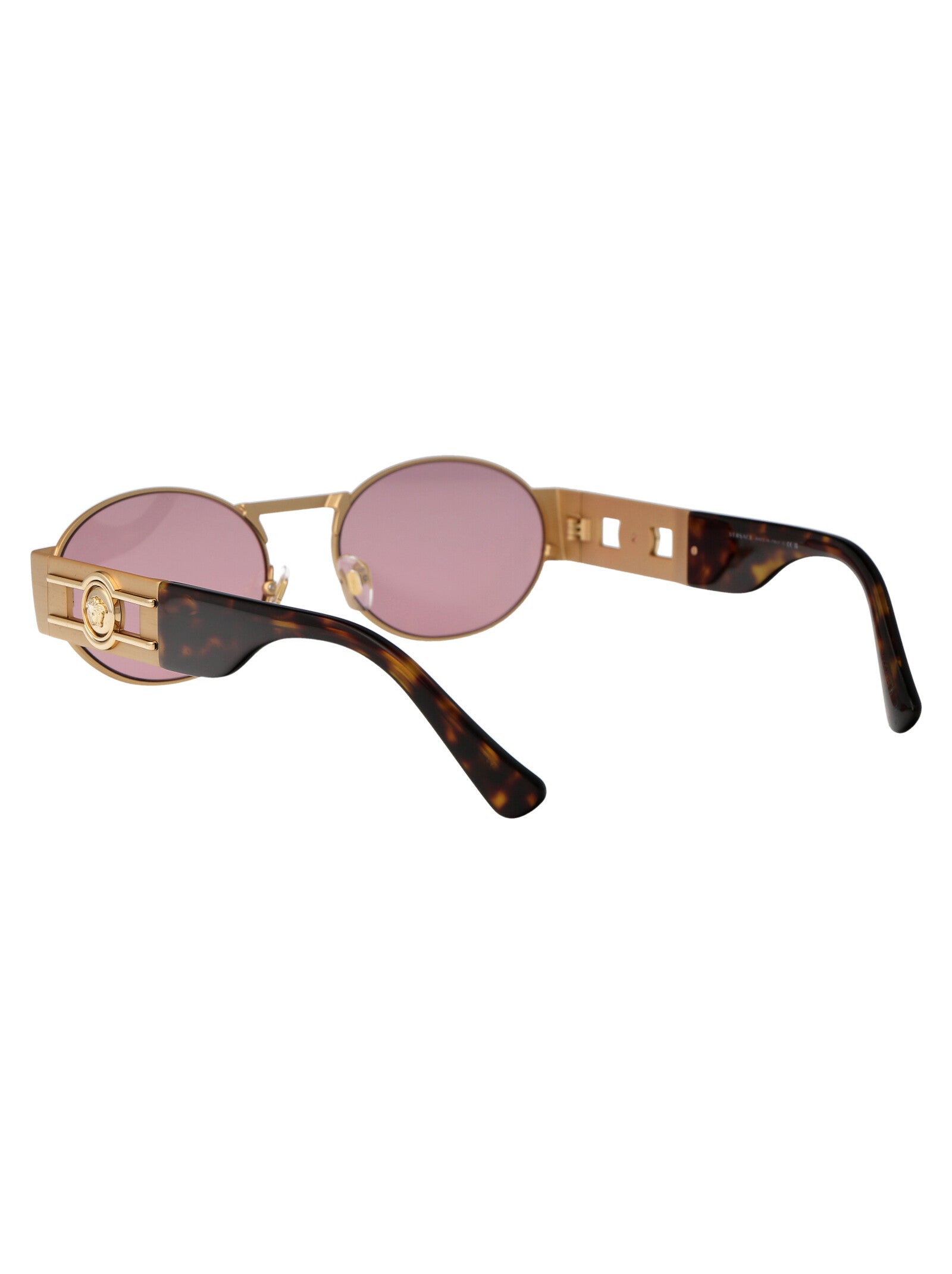 VERSACE Unisex Matte Gold Metal Sunglasses - Spring/Summer 2025