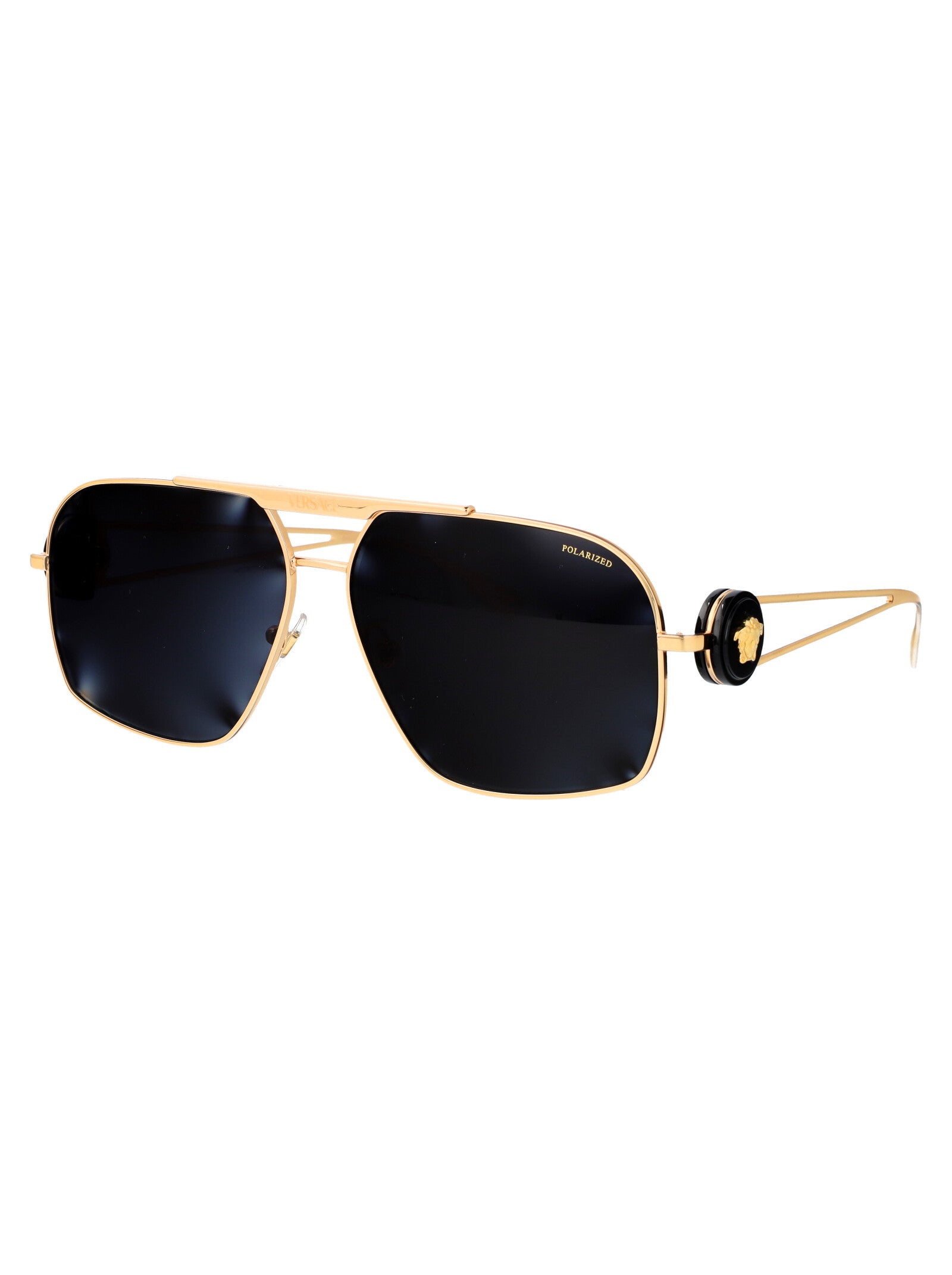 VERSACE Steel Frame Sunglasses for Men - SS25 Collection