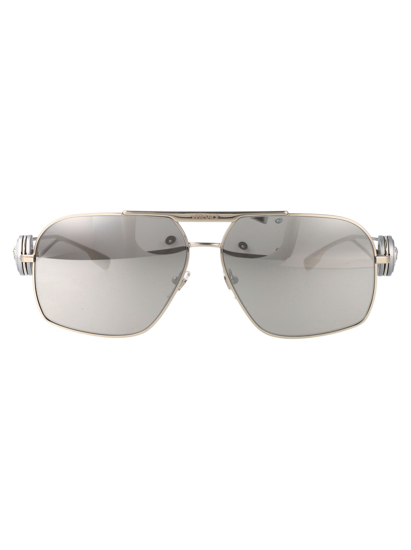 VERSACE Stylish Steel Sunglasses for Women - SS25 Collection