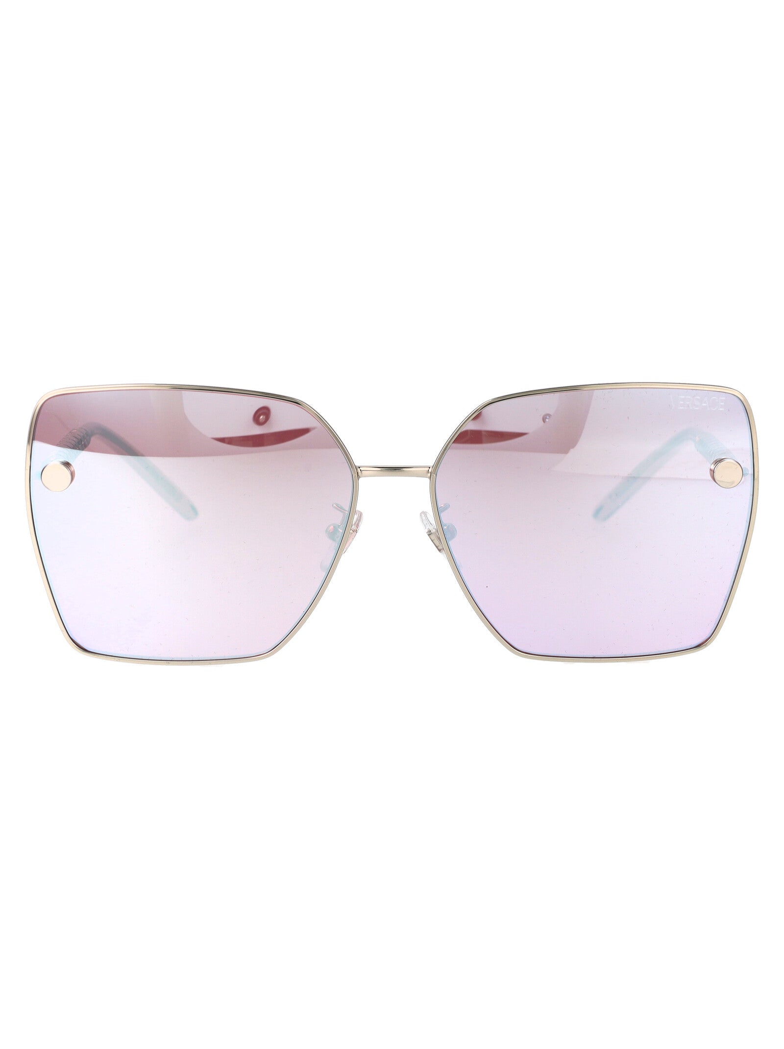 VERSACE Sleek Metal Sunglasses for Women