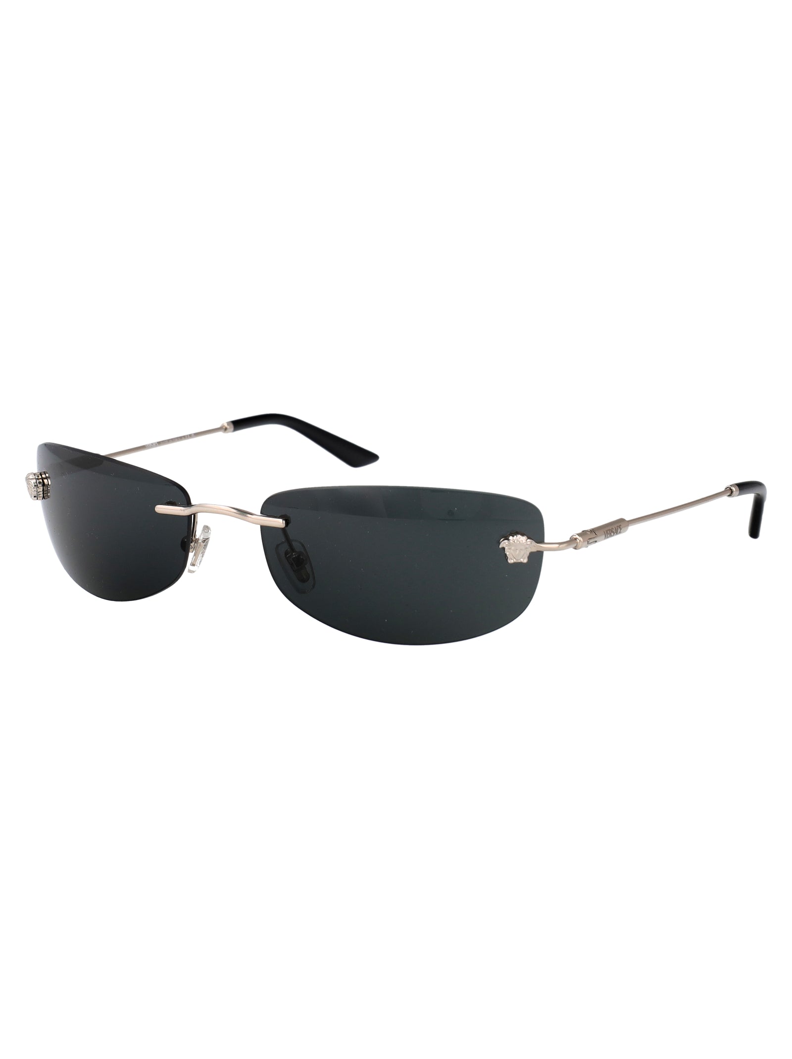 VERSACE Stylish Metal Sunglasses for Men