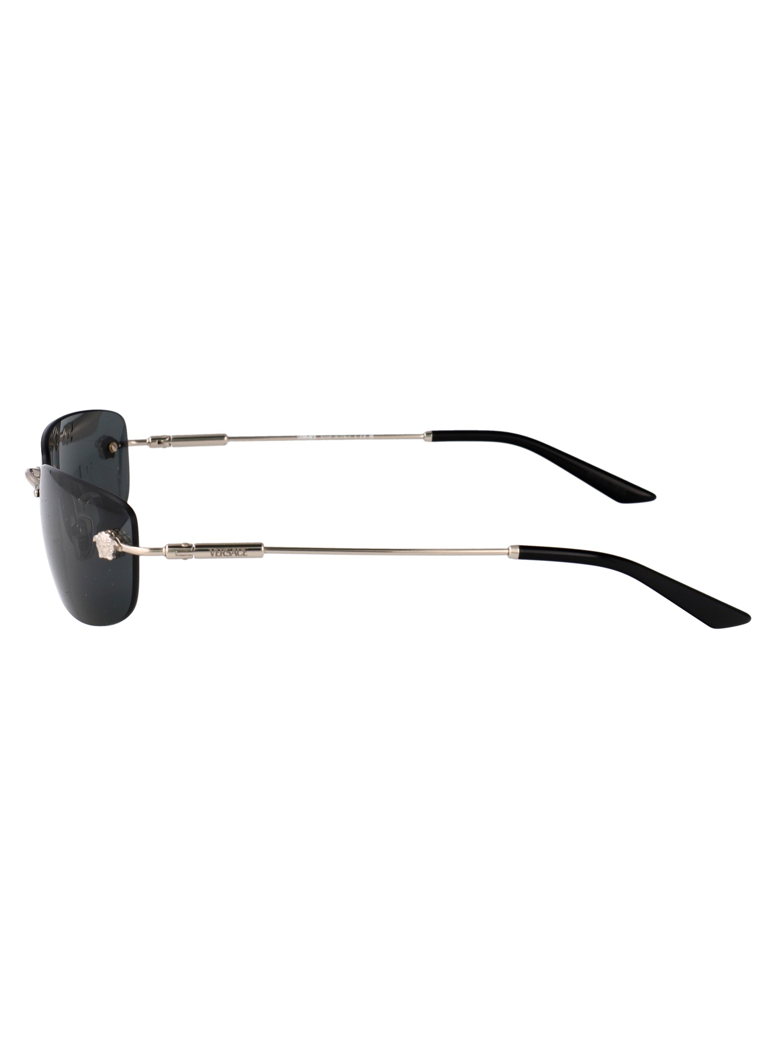 VERSACE Stylish Metal Sunglasses for Men