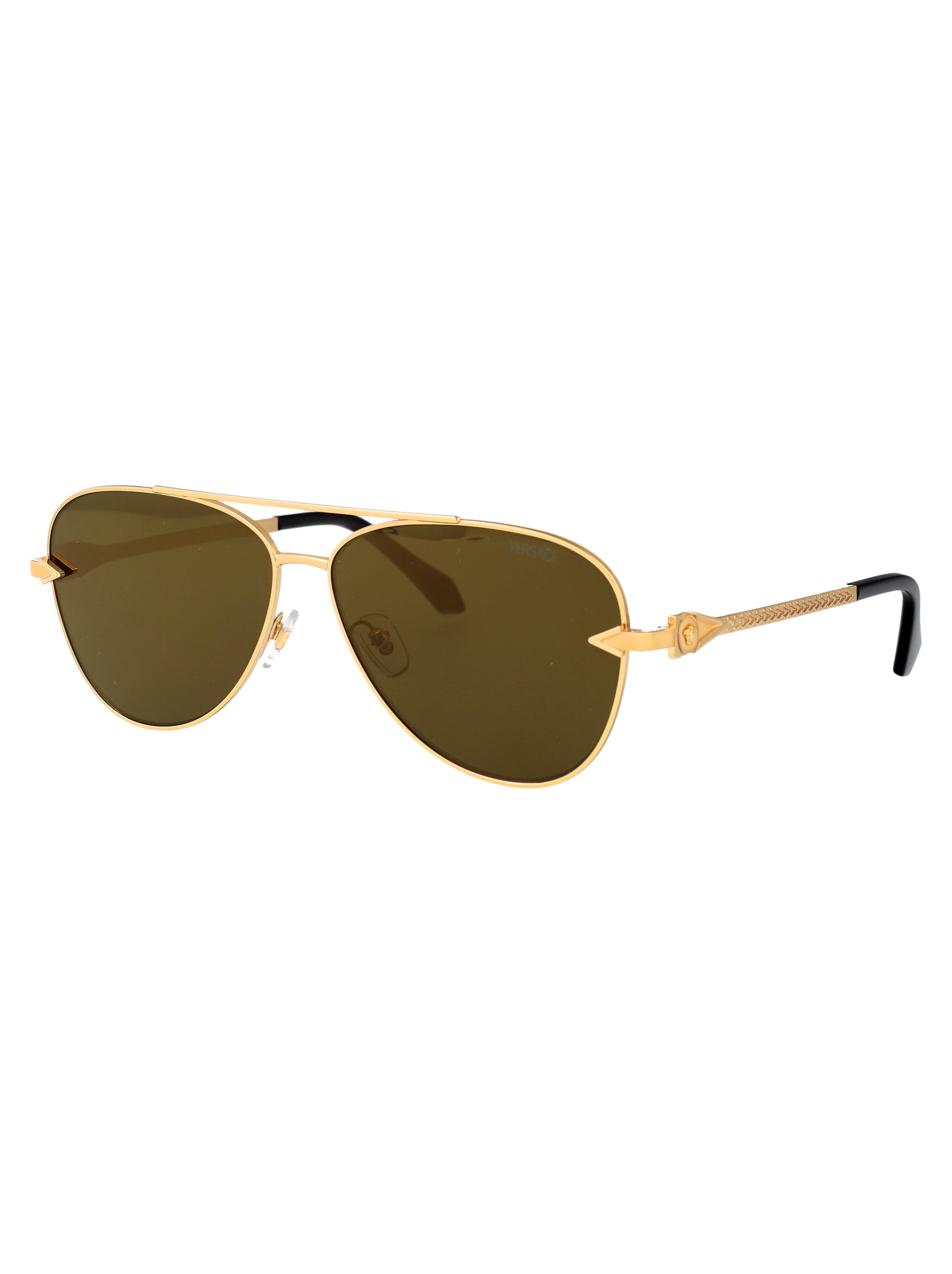 VERSACE Stylish Metal Sunglasses for Men - SS25 Edition