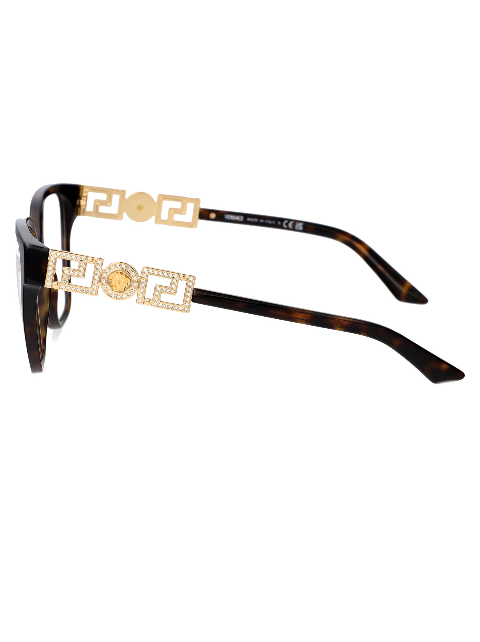 VERSACE Elegant Acetate Optical Glasses for Women