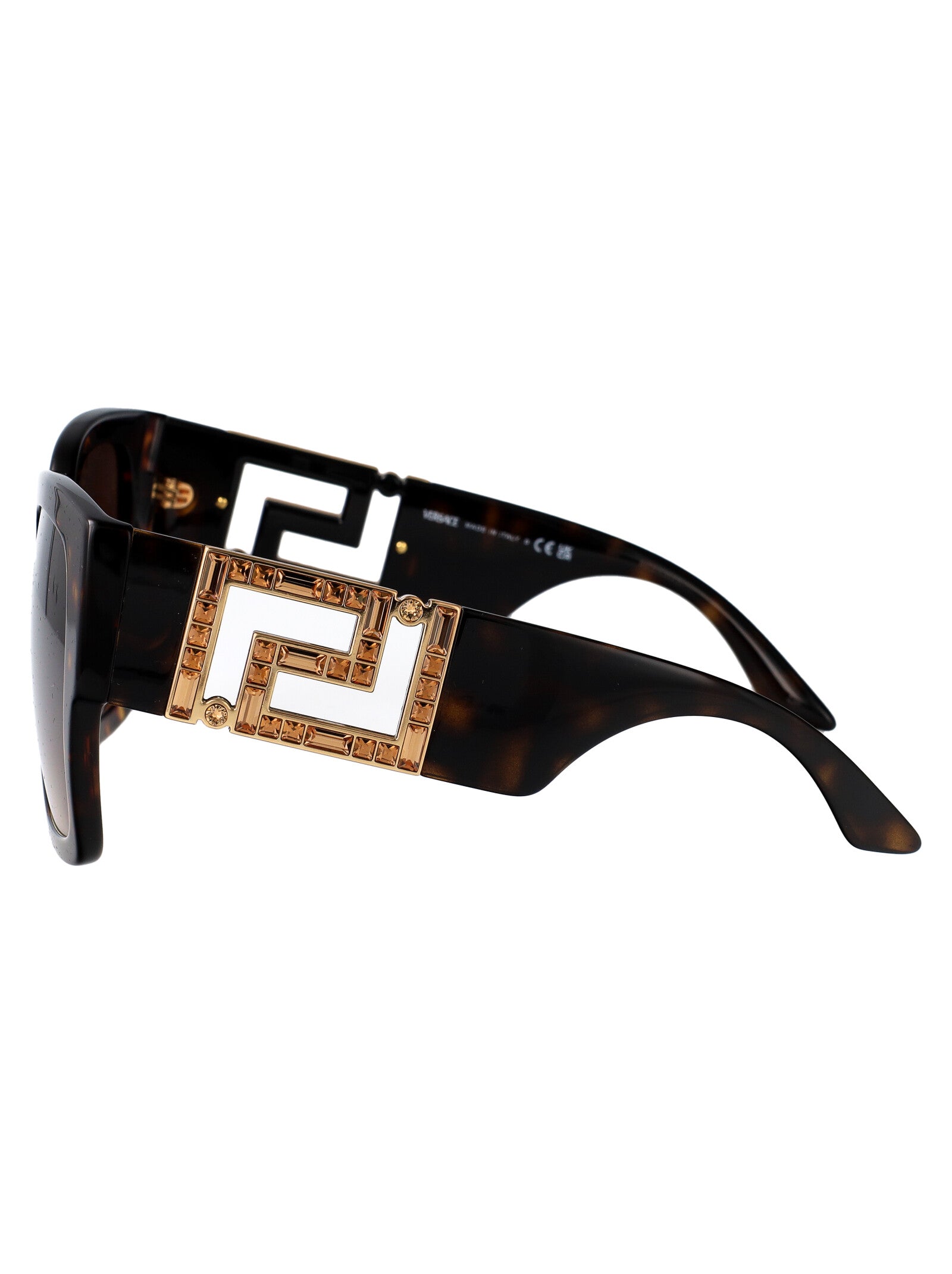 VERSACE Chic Acetate Havana Sunglasses for Women