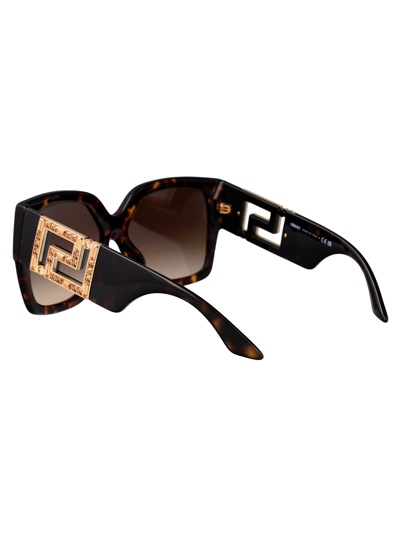VERSACE Chic Acetate Havana Sunglasses for Women