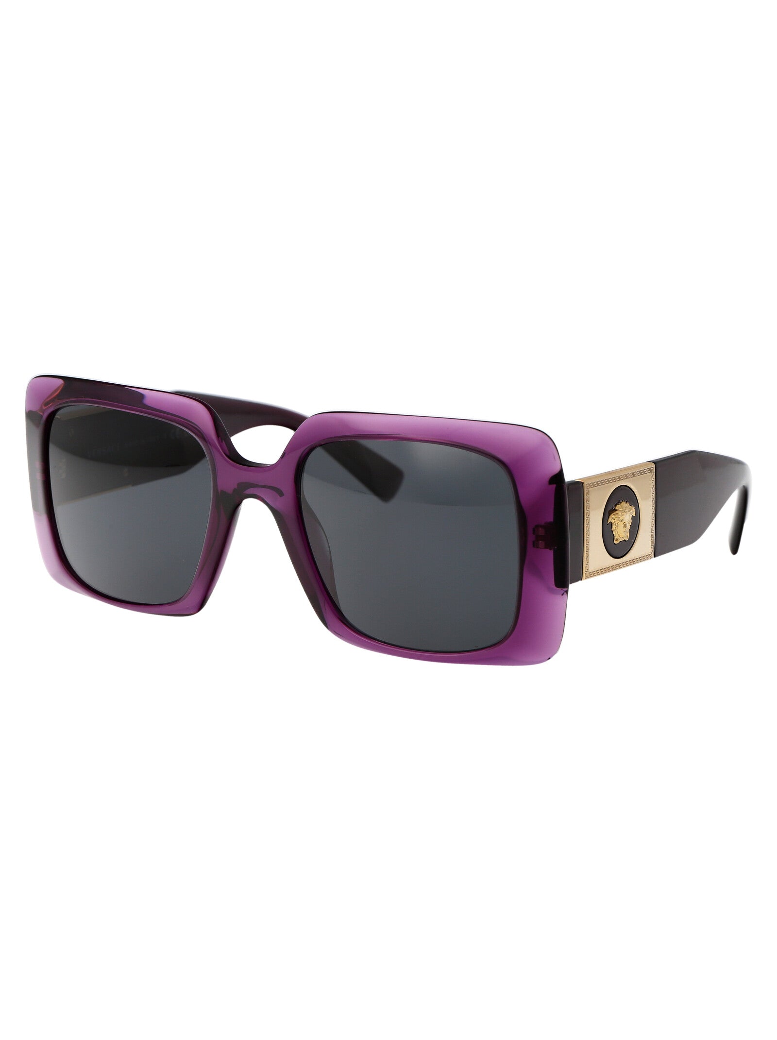 VERSACE Transparent Acetate Sunglasses