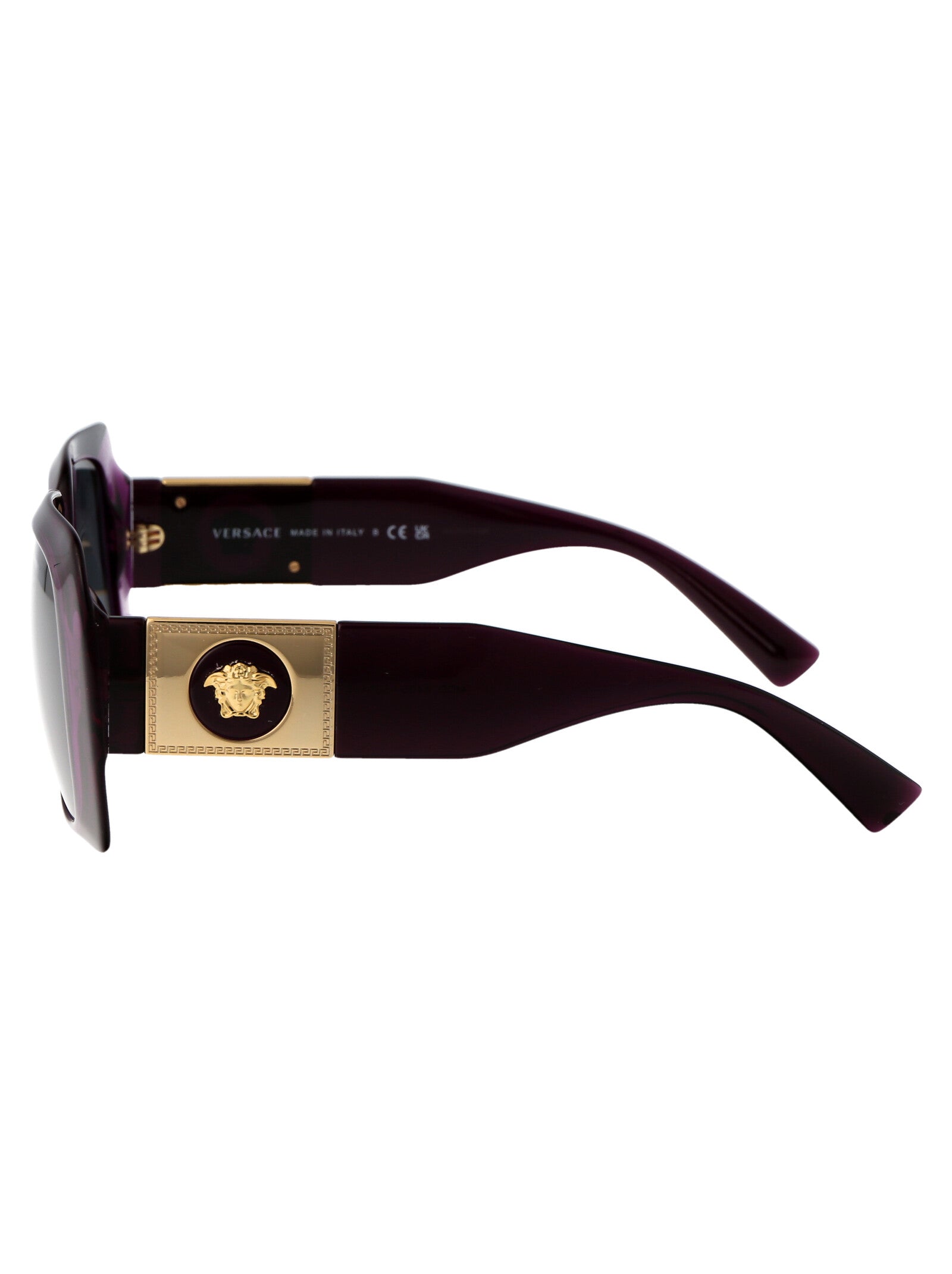 VERSACE Transparent Acetate Sunglasses