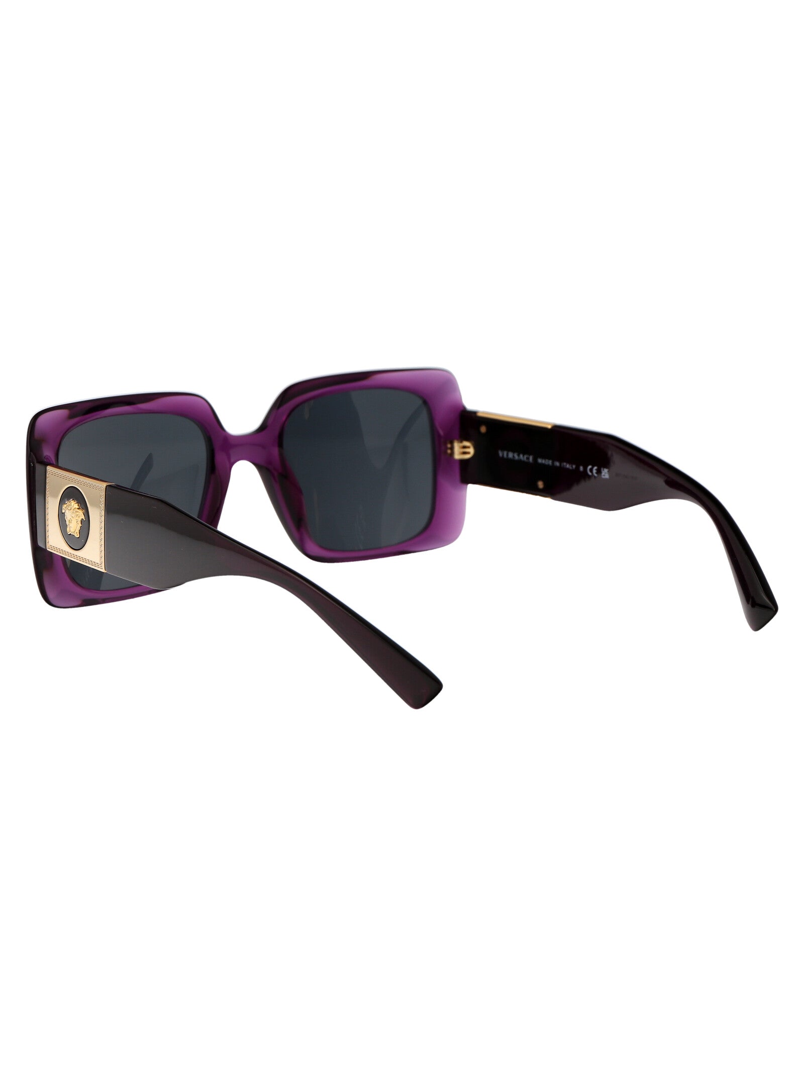 VERSACE Transparent Acetate Sunglasses