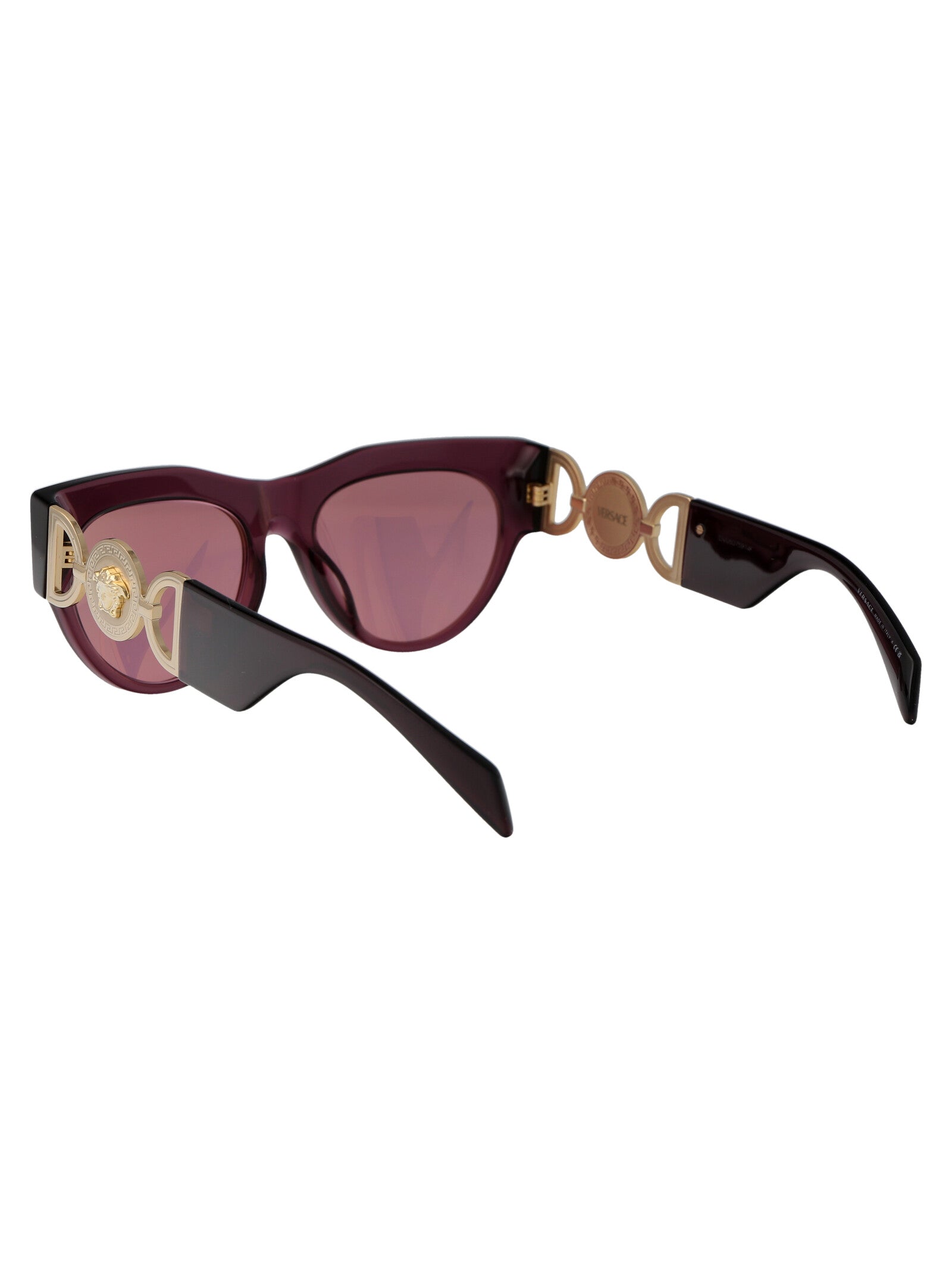 VERSACE Transparent Acetate Sunglasses for Women